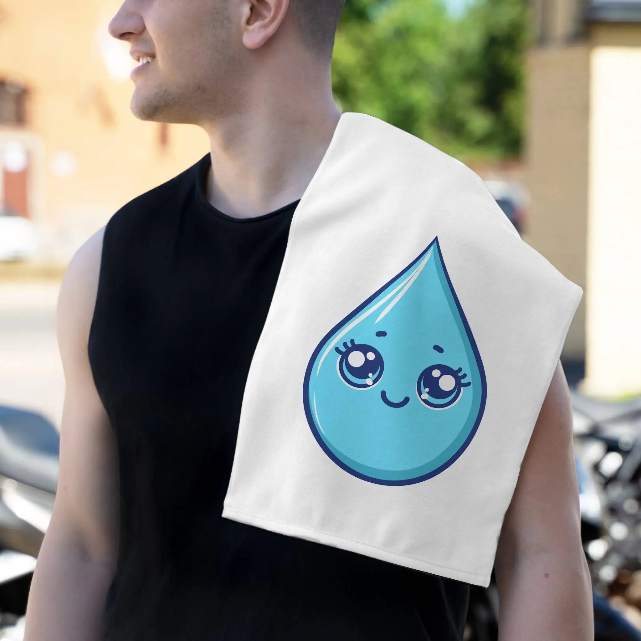 Sweet Rain Drop White Mix & Match Soft Sex Towels | Naughty Lovers’ Gifts