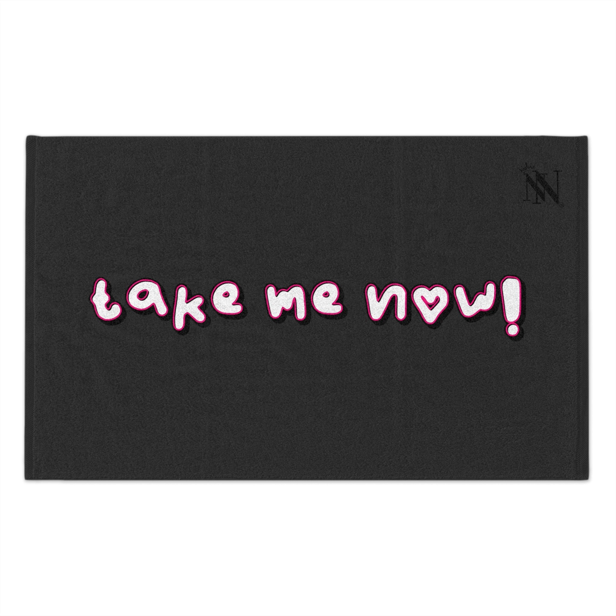 Take Me Now! Dark Grey | Mix & Match Soft Fun-Flirty Lovers’ Towels