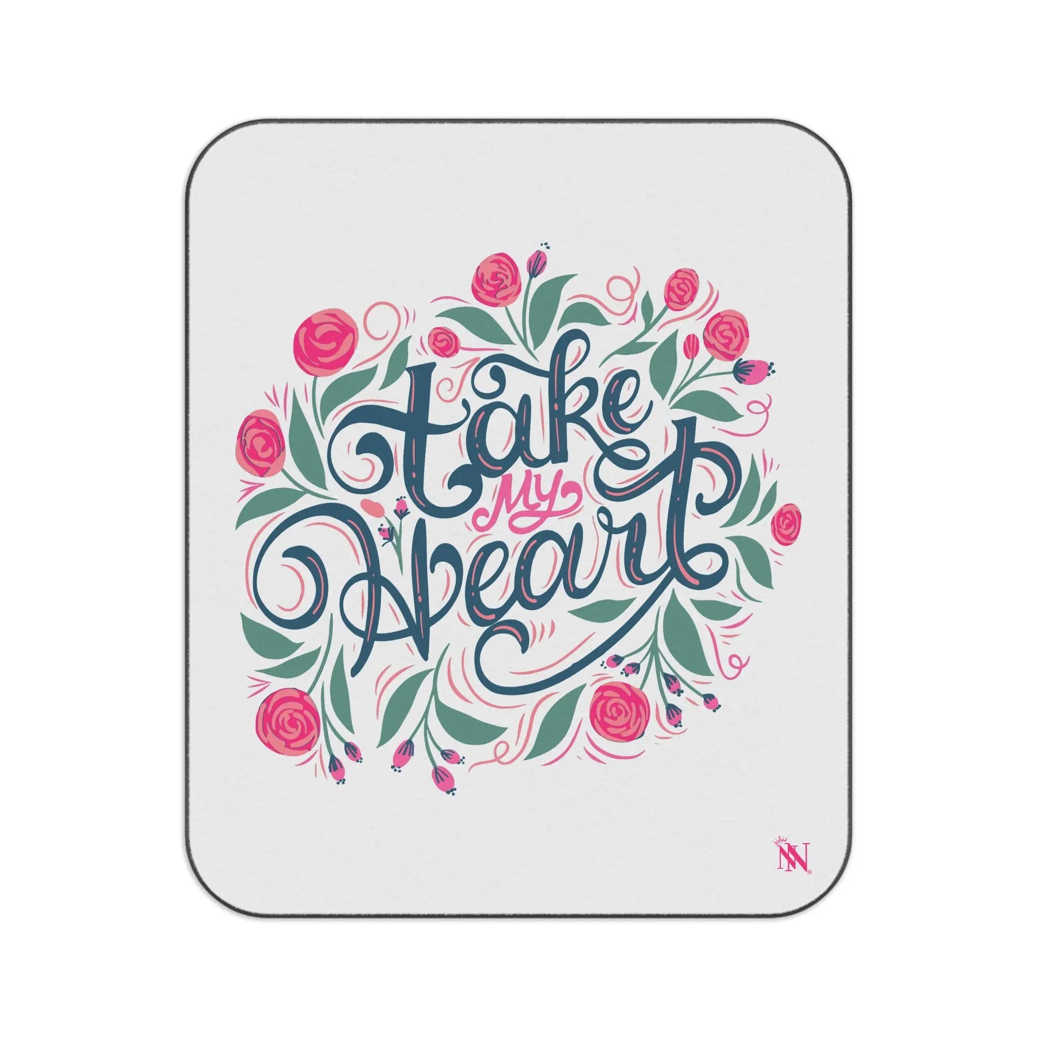 Take My Heart Floral | Mix Match Fun-Flirty Lovers’ Water-Resistant Blankets