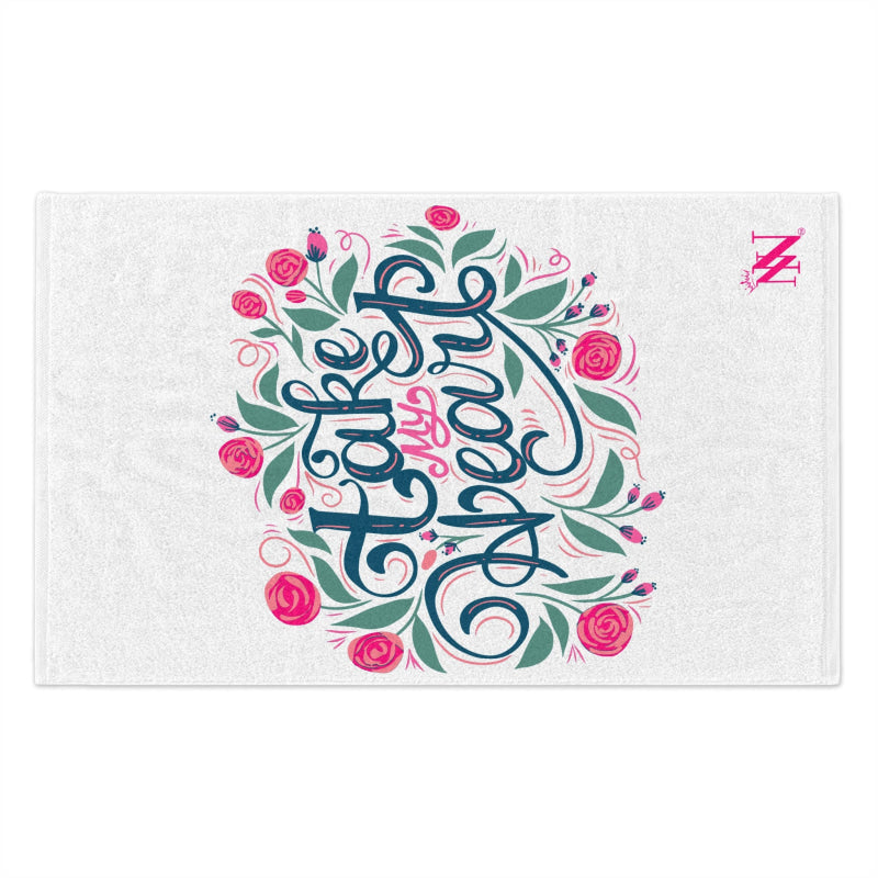 Take My Heart Floral | Mix & Match Soft Fun-Flirty Lovers’ Towels