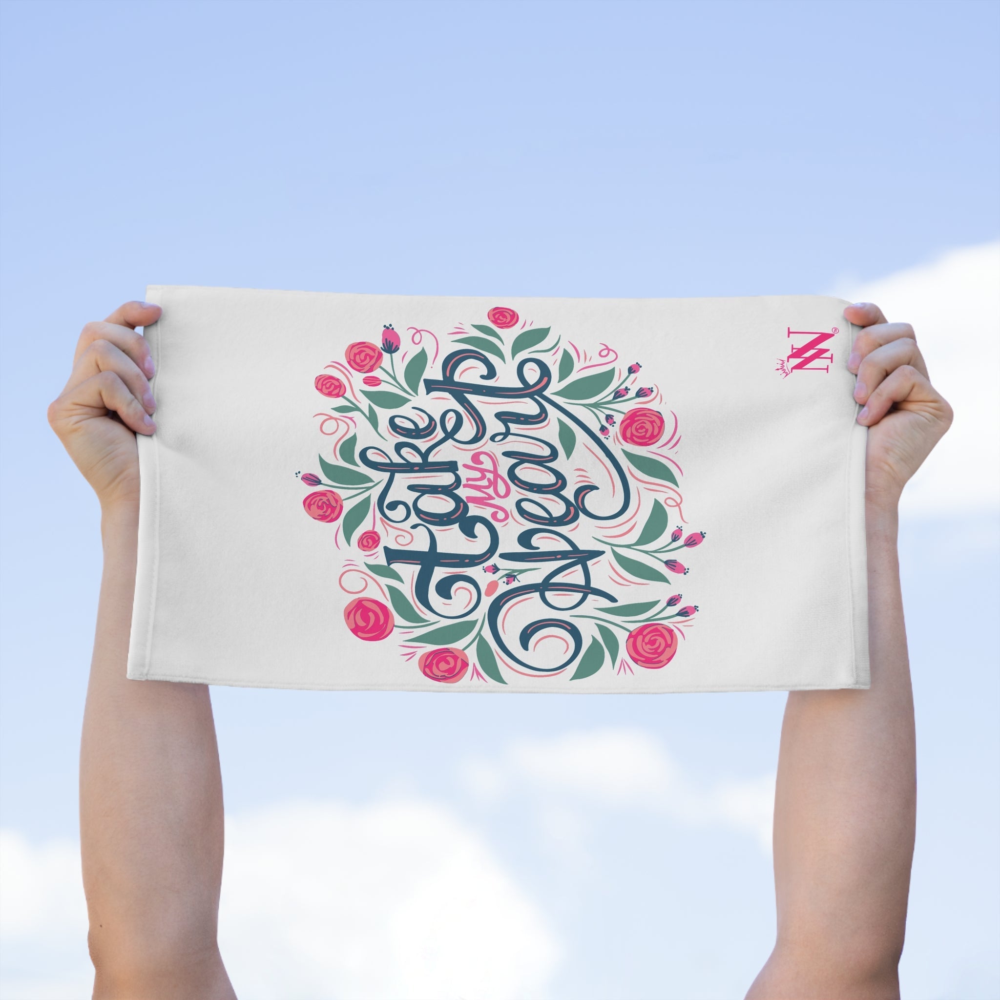 Take My Heart Floral | Mix & Match Soft Fun-Flirty Lovers’ Towels