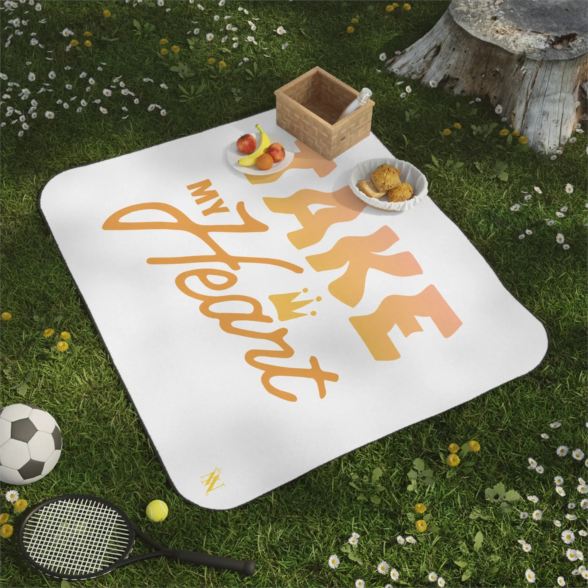 Take My Royal Heart | Mix Match Fun-Flirty Lovers’ Water-Resistant Blankets