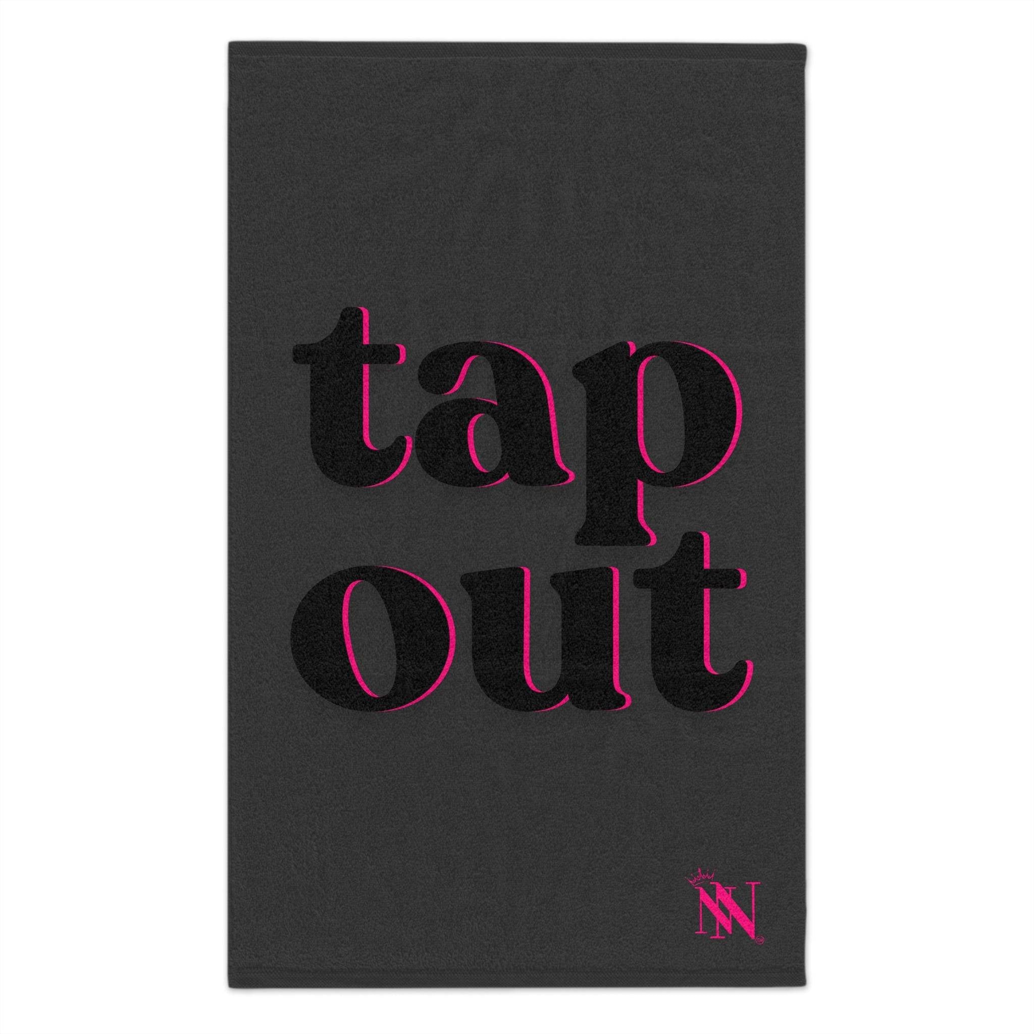 Tap Out Dark Grey Mix & Match Soft Sex Towels | Flirty Lovers’ Gifts