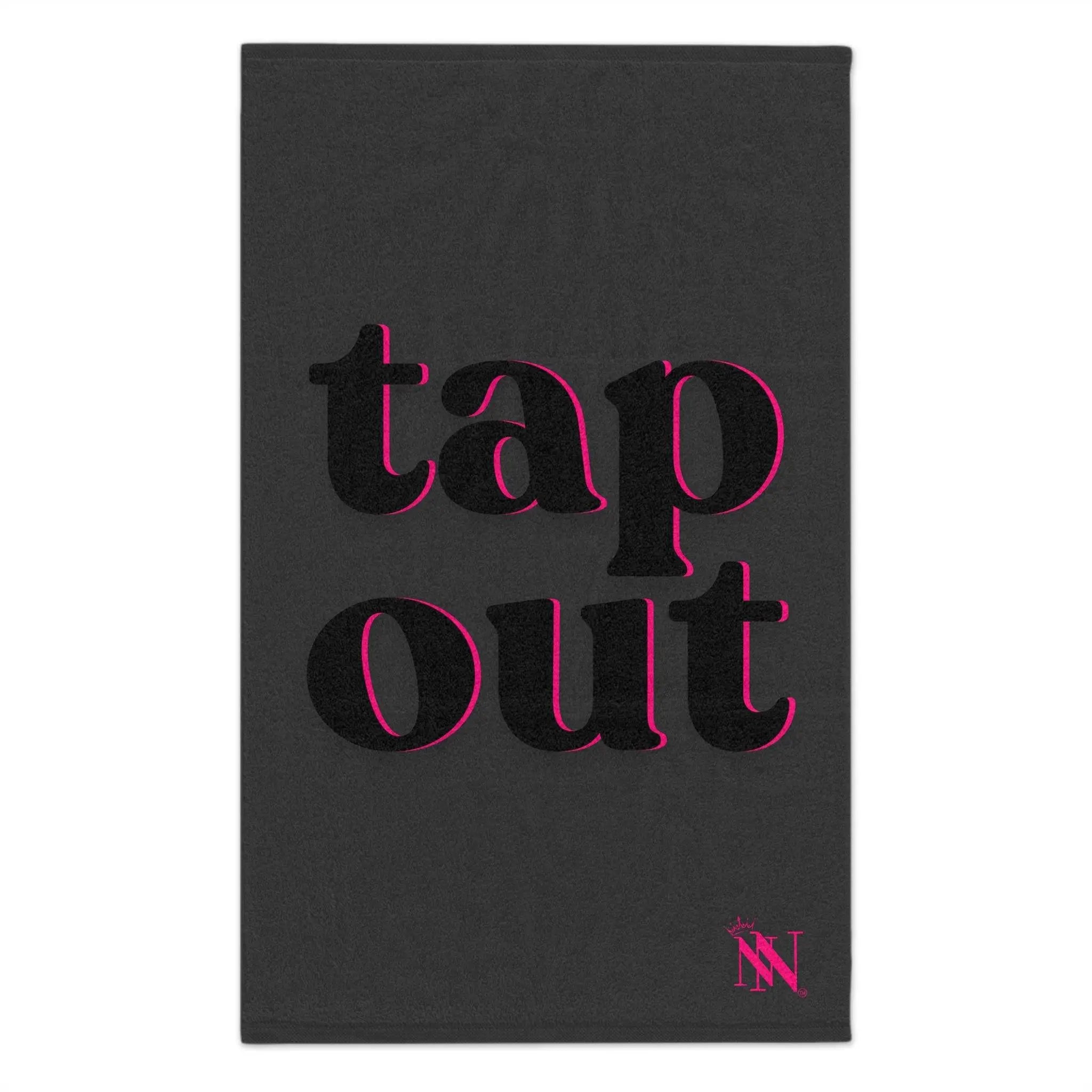 Tap Out Dark Grey Mix & Match Soft Sex Towels | Flirty Lovers’ Gifts