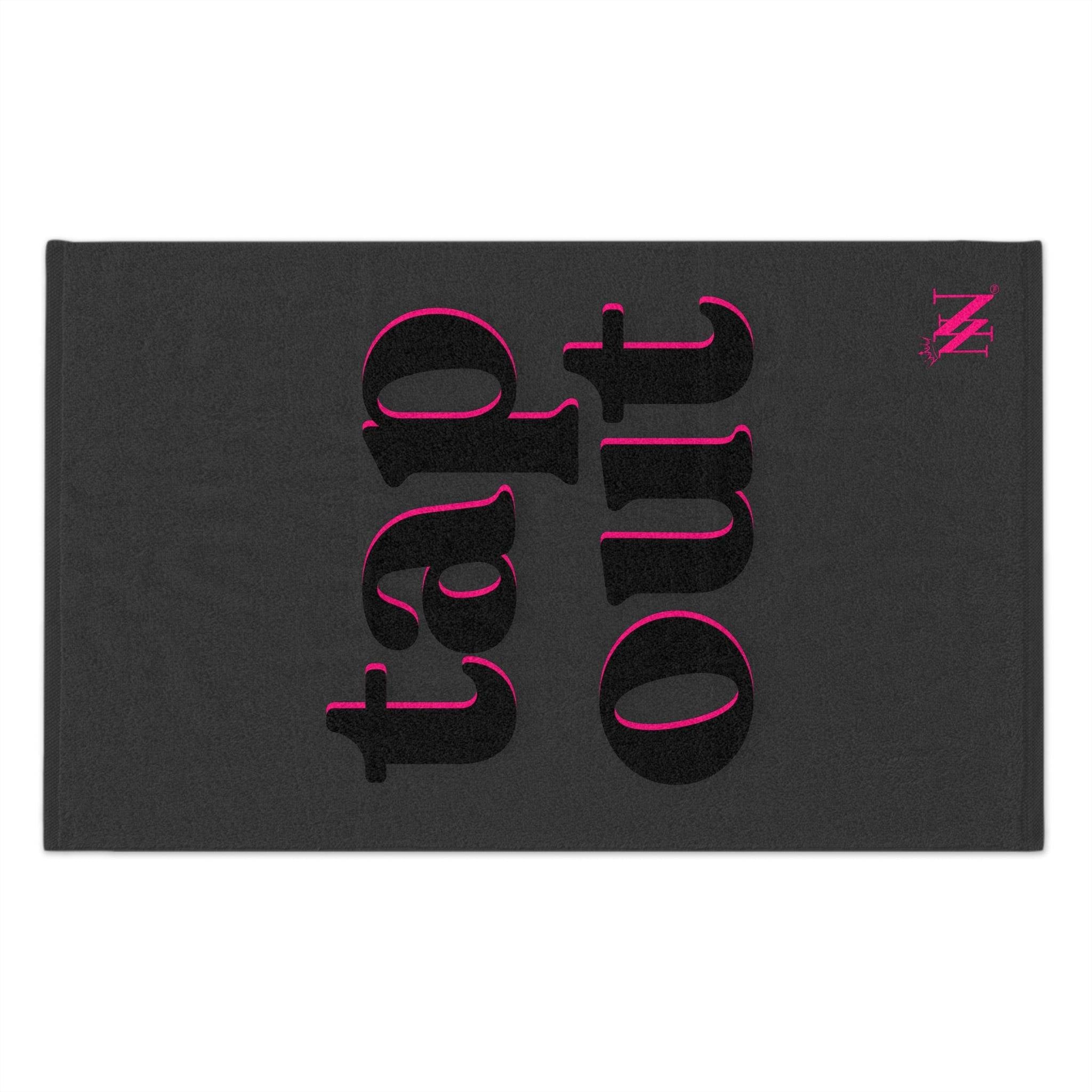 Tap Out Dark Grey Mix & Match Soft Sex Towels | Flirty Lovers’ Gifts