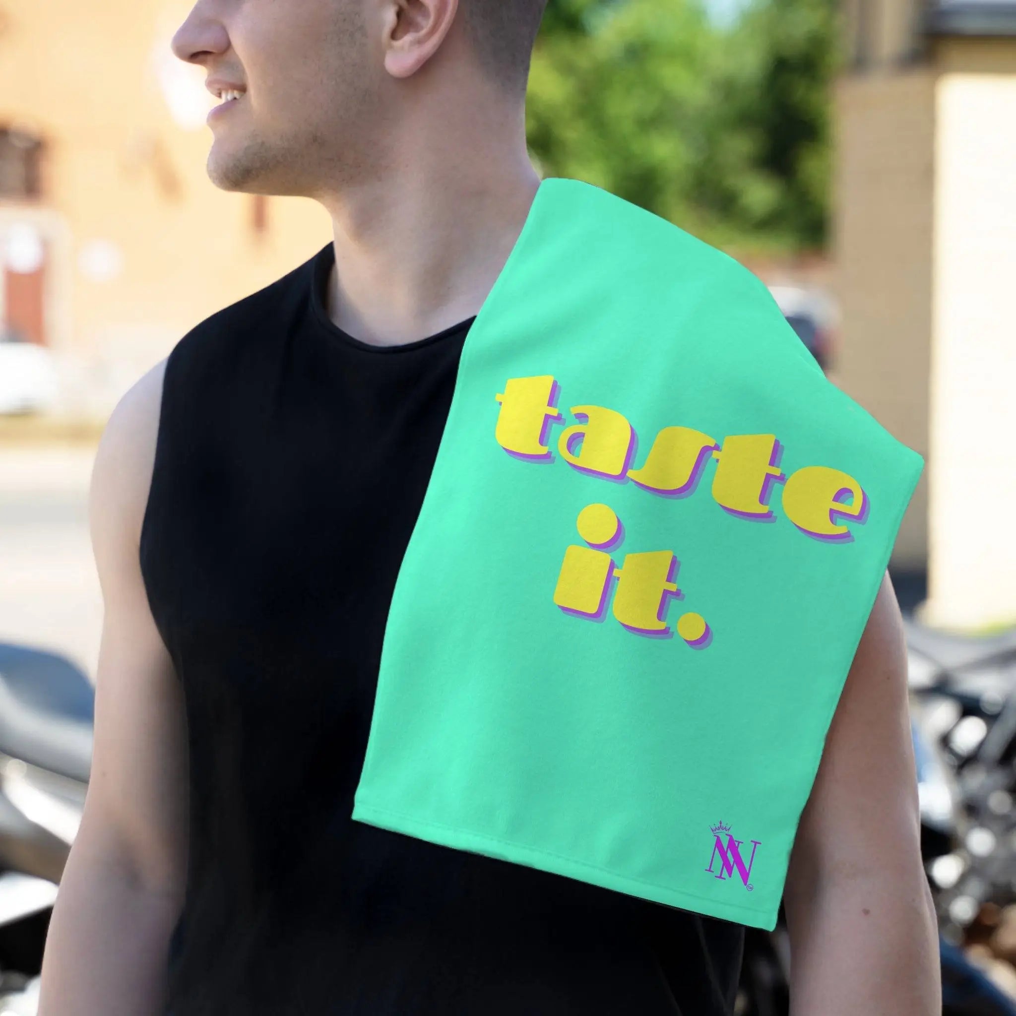 taste it. | Mix & Match Soft Fun-Flirty Lovers’ Towels