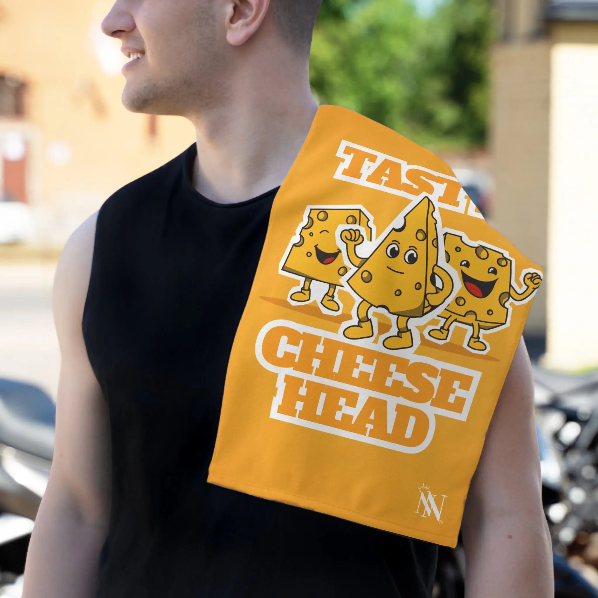 Tasty Cheese Head | Mix & Match Soft Fun-Flirty Lovers’ Towels