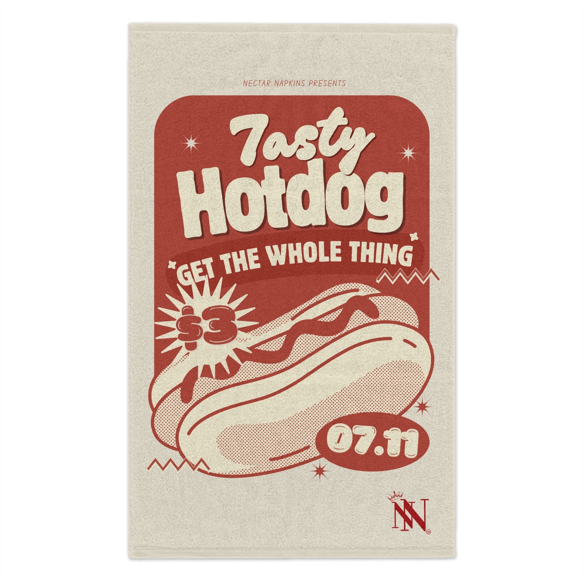 Tasty Hotdog | Mix & Match Soft Fun-Flirty Lovers’ Towels