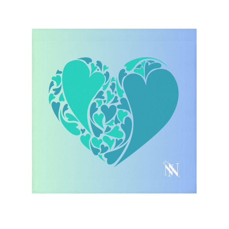 Teal Ombre Heart | Mix & Match Lils’ Fun-Flirty Lovers’ Towels