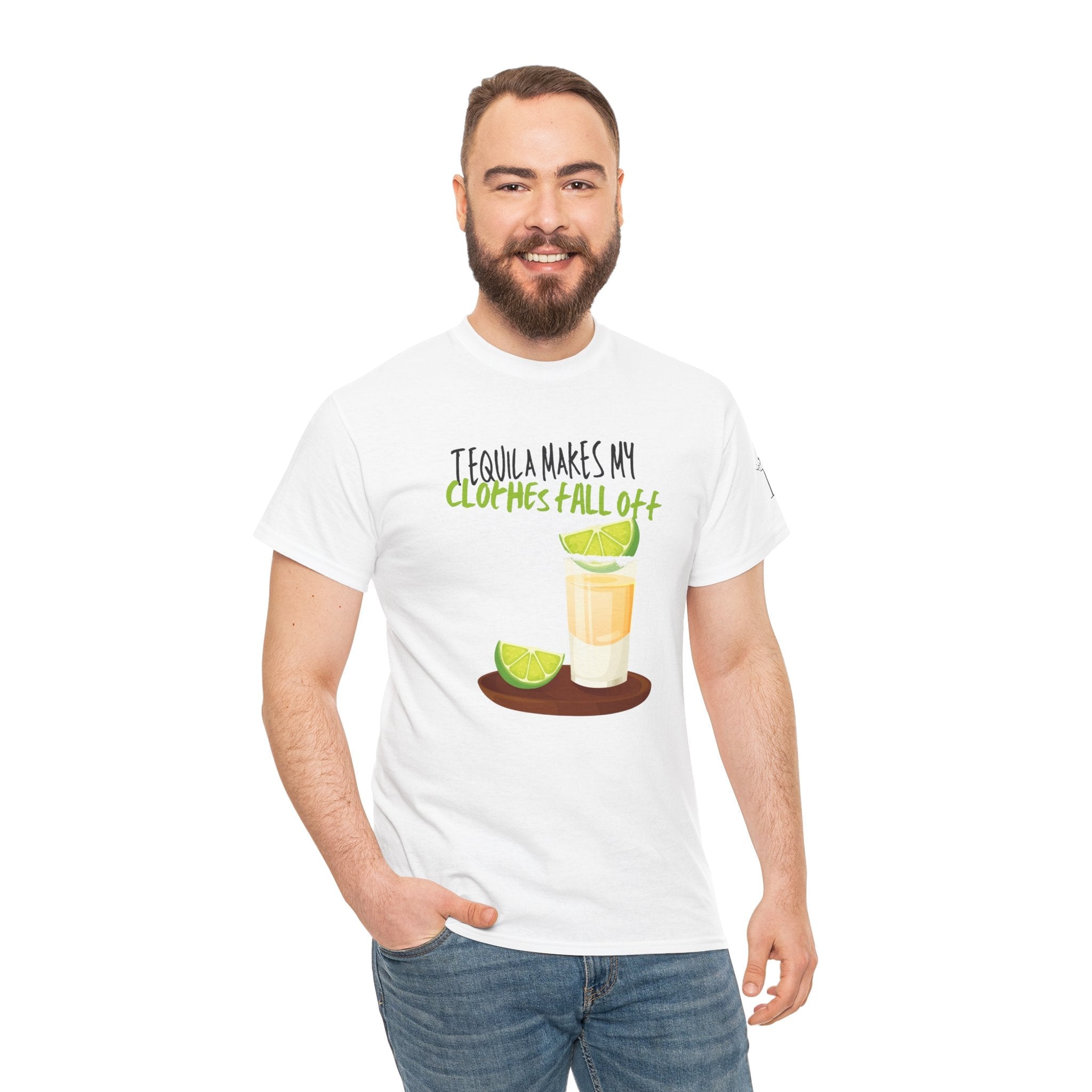 Tequila Makes My Clothes Fall Off | Mix & Match 100% Cotton Unisex Fun-Flirty Lovers’ Tees