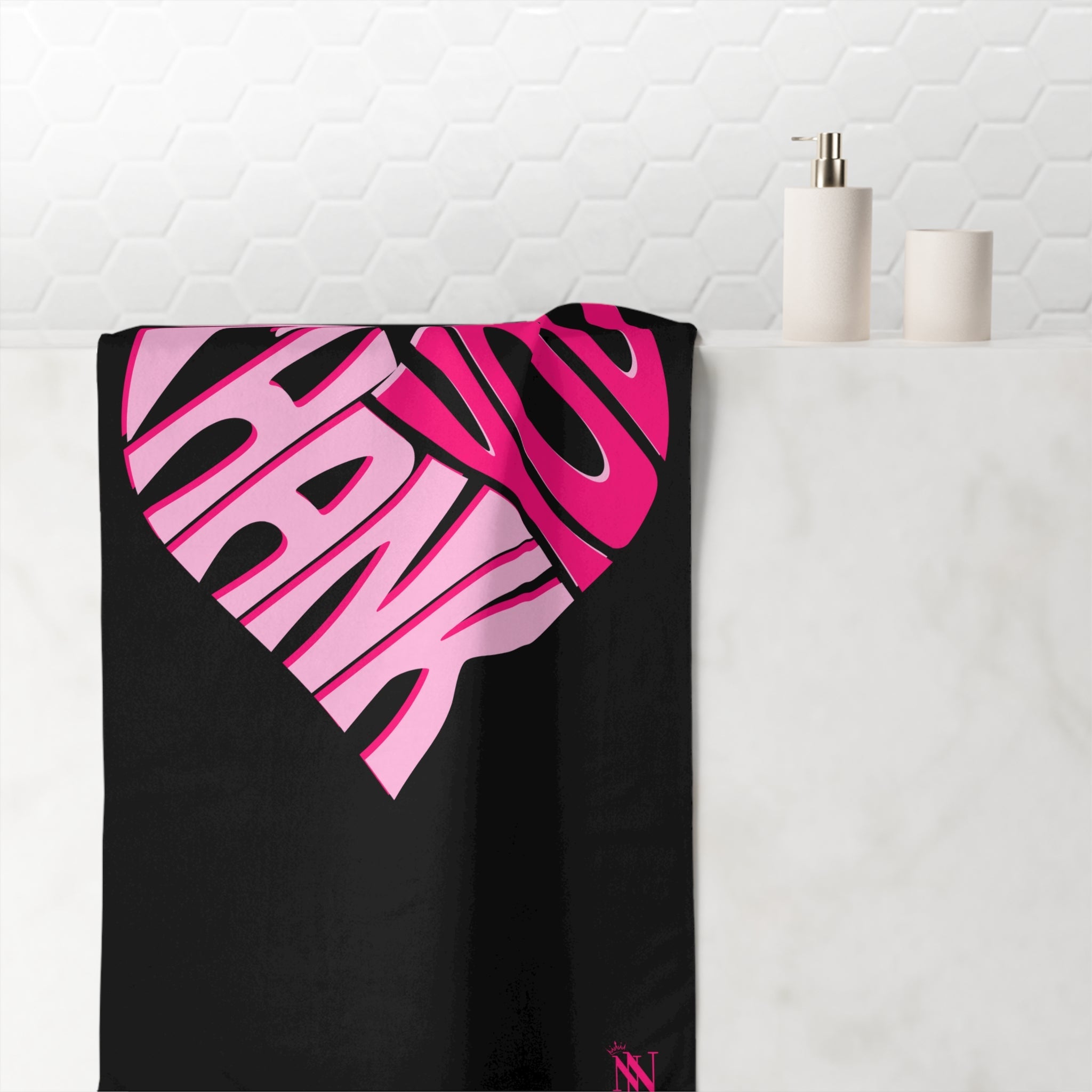 Thank You Heart | Mix & Match XL Fun-Flirty Lovers’ Towels