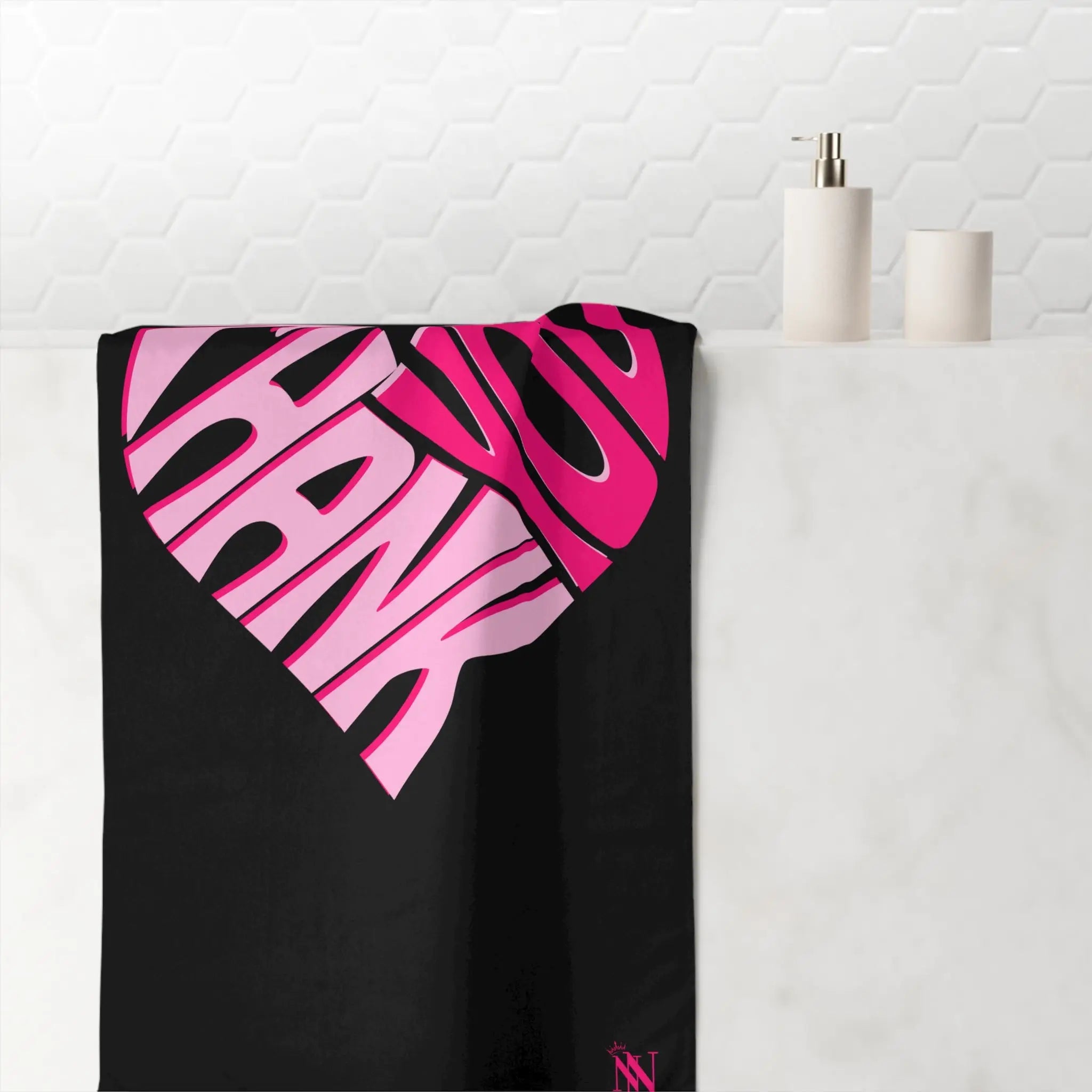 Thank You Heart | Mix & Match XL Fun-Flirty Lovers’ Towels