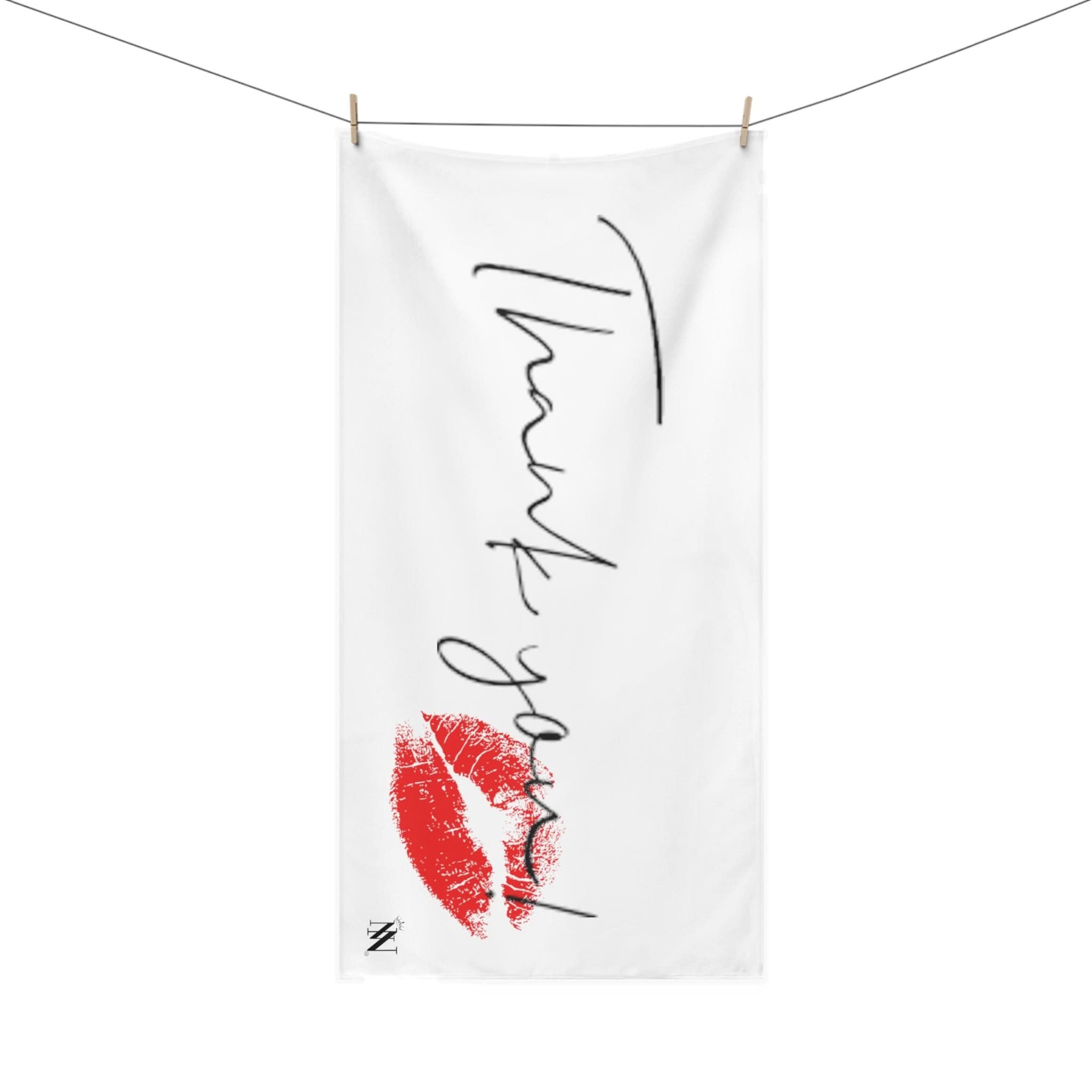 Thank You Kiss | Mix & Match Naughty XL Fun-Flirty Lovers’ Towels