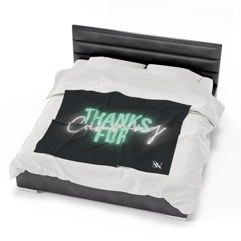 Thanks for Cumming | Mix & Match Fun-Flirty Lovers’ Blankets
