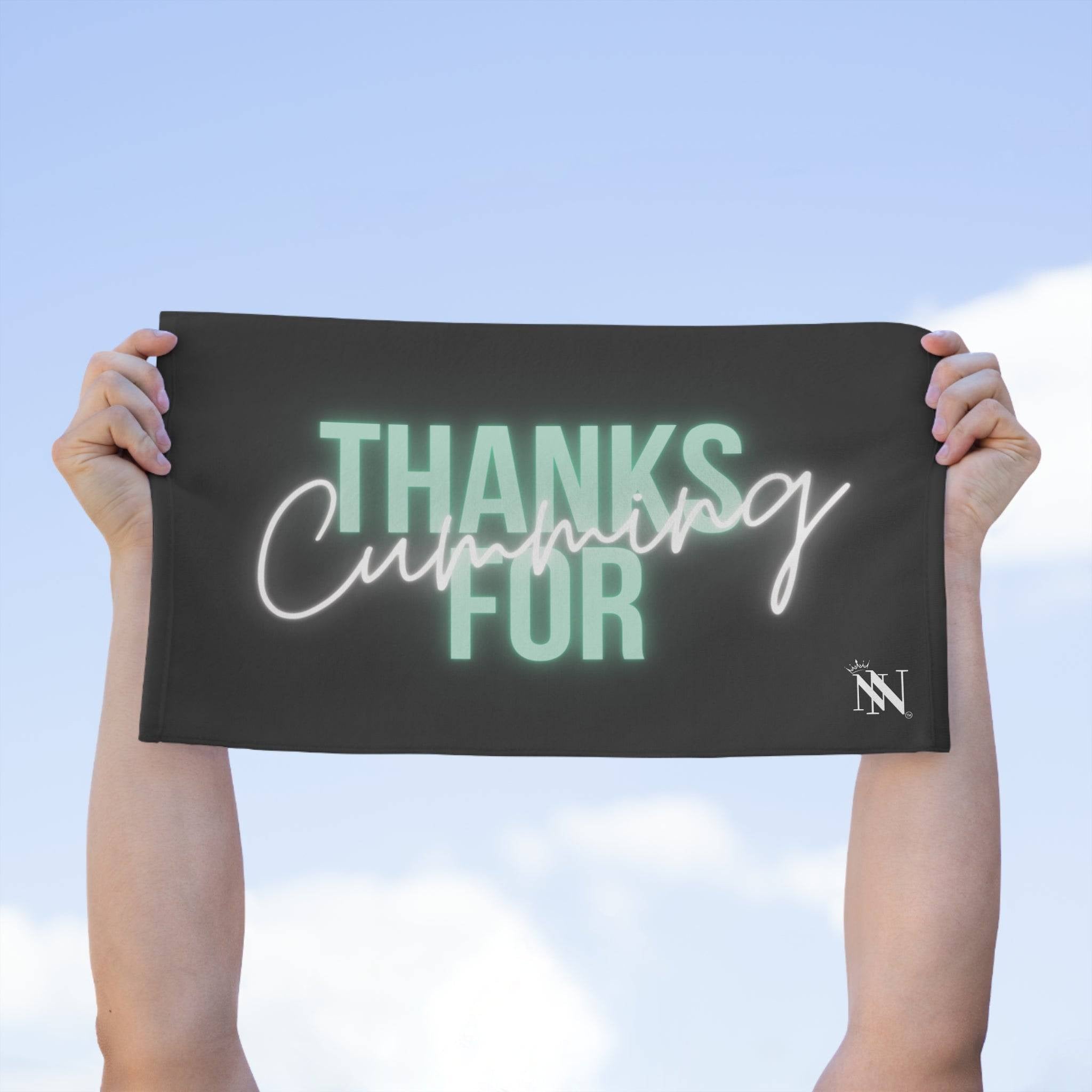 Thanks for Cumming | Mix & Match Soft Fun-Flirty Lovers’ Towels