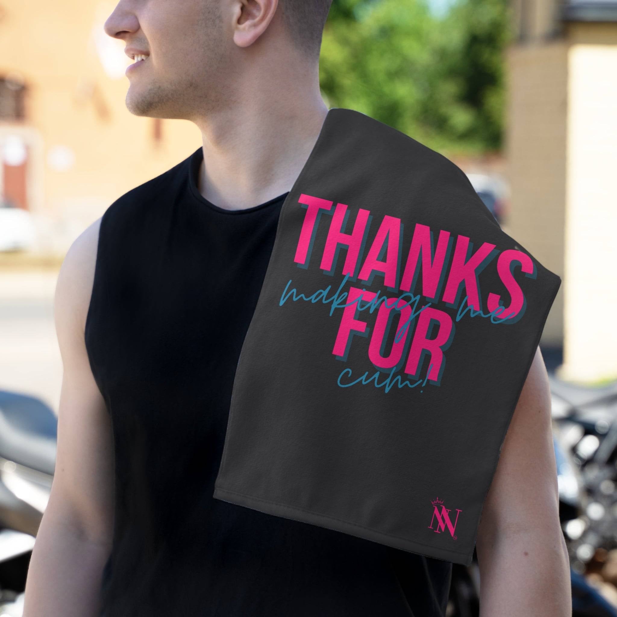 Thanks for Making Me Cum! | Mix & Match Soft Fun-Flirty Lovers’ Towels