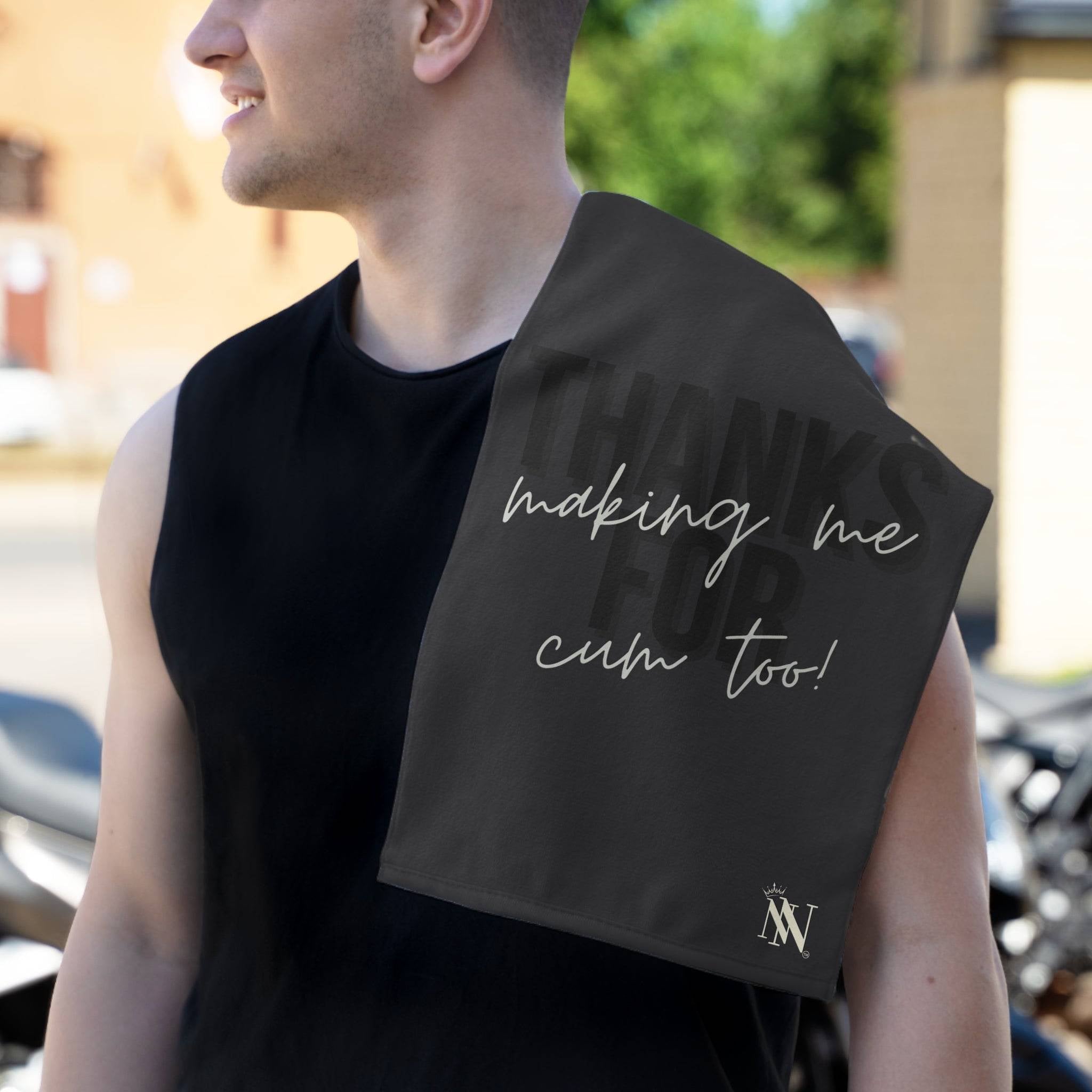 Thanks for Making Me Cum Too! | Mix & Match Soft Fun-Flirty Lovers’ Towels