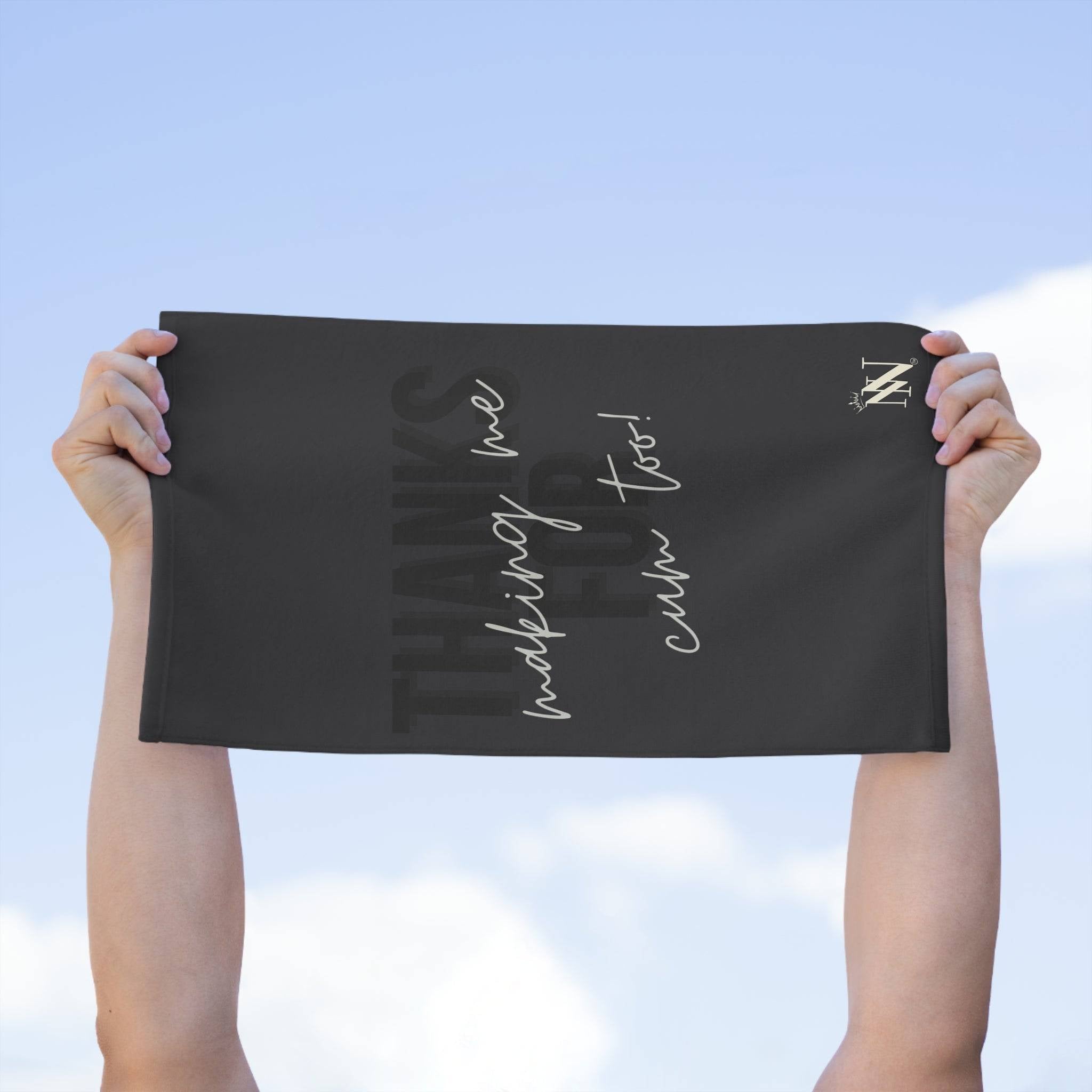 Thanks for Making Me Cum Too! | Mix & Match Soft Fun-Flirty Lovers’ Towels