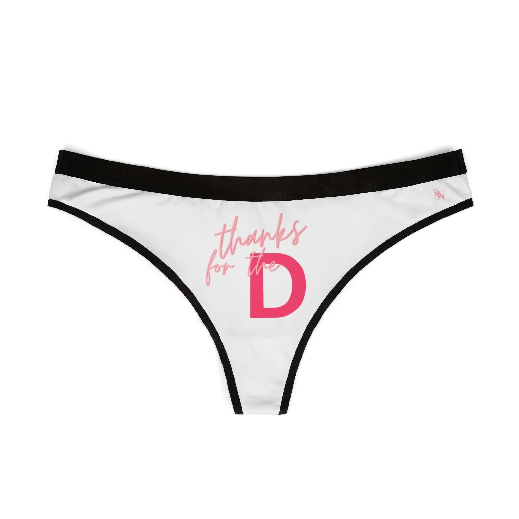 Thanks For The Big D | Mix & Match Women’s Fun-Flirty Lovers’ Thongs