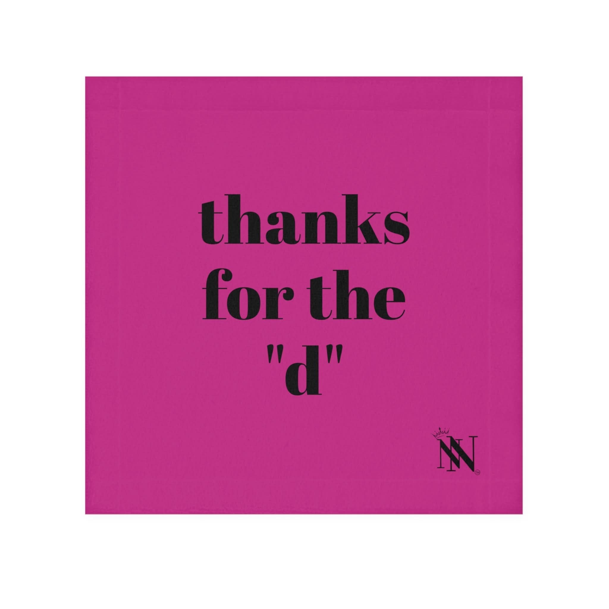 Thanks for the d Fuscia | Mix & Match Lils’ Fun-Flirty Lovers’ Towels