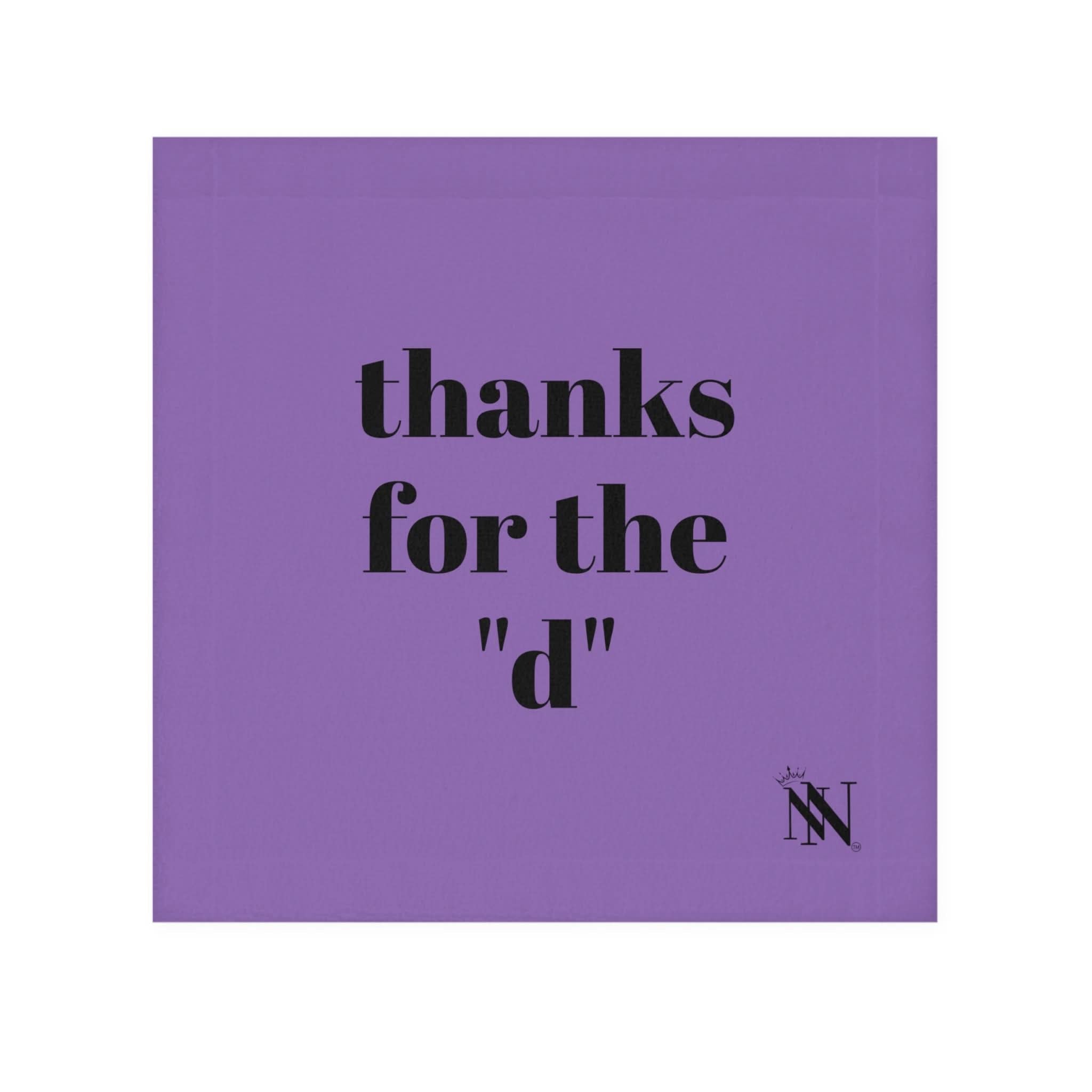 Thanks for the d Lavendar | Mix & Match Lils’ Fun-Flirty Lovers’ Towels