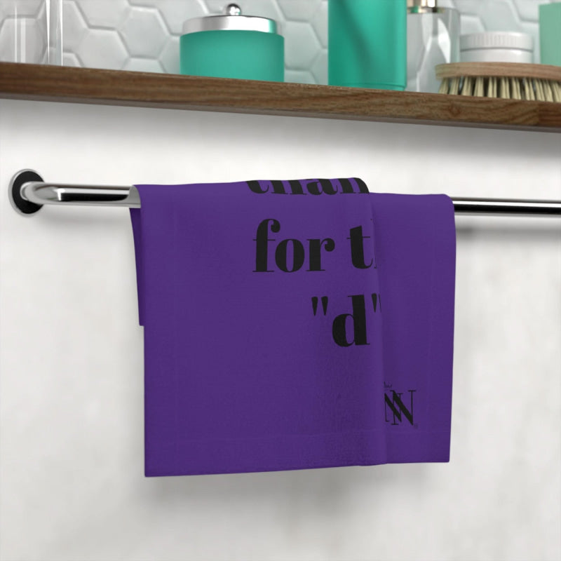 Thanks for the d Purple | Mix & Match Lils’ Fun-Flirty Lovers’ Towels