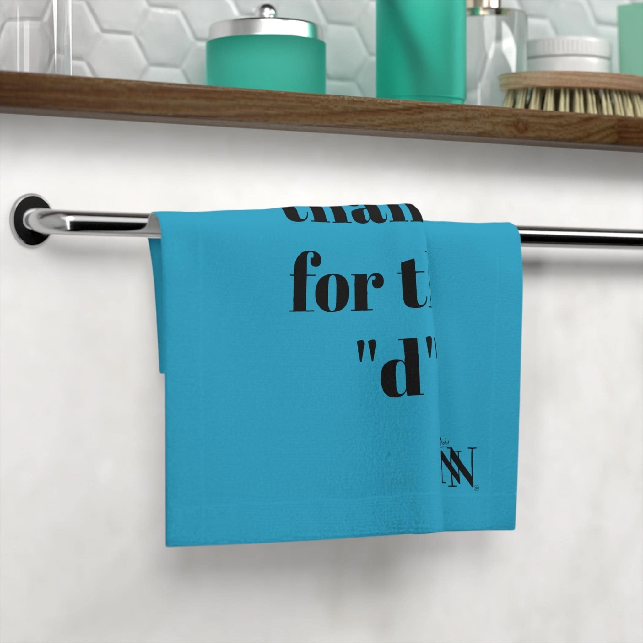 Thanks for the d Teal | Mix & Match Lils’ Fun-Flirty Lovers’ Towels