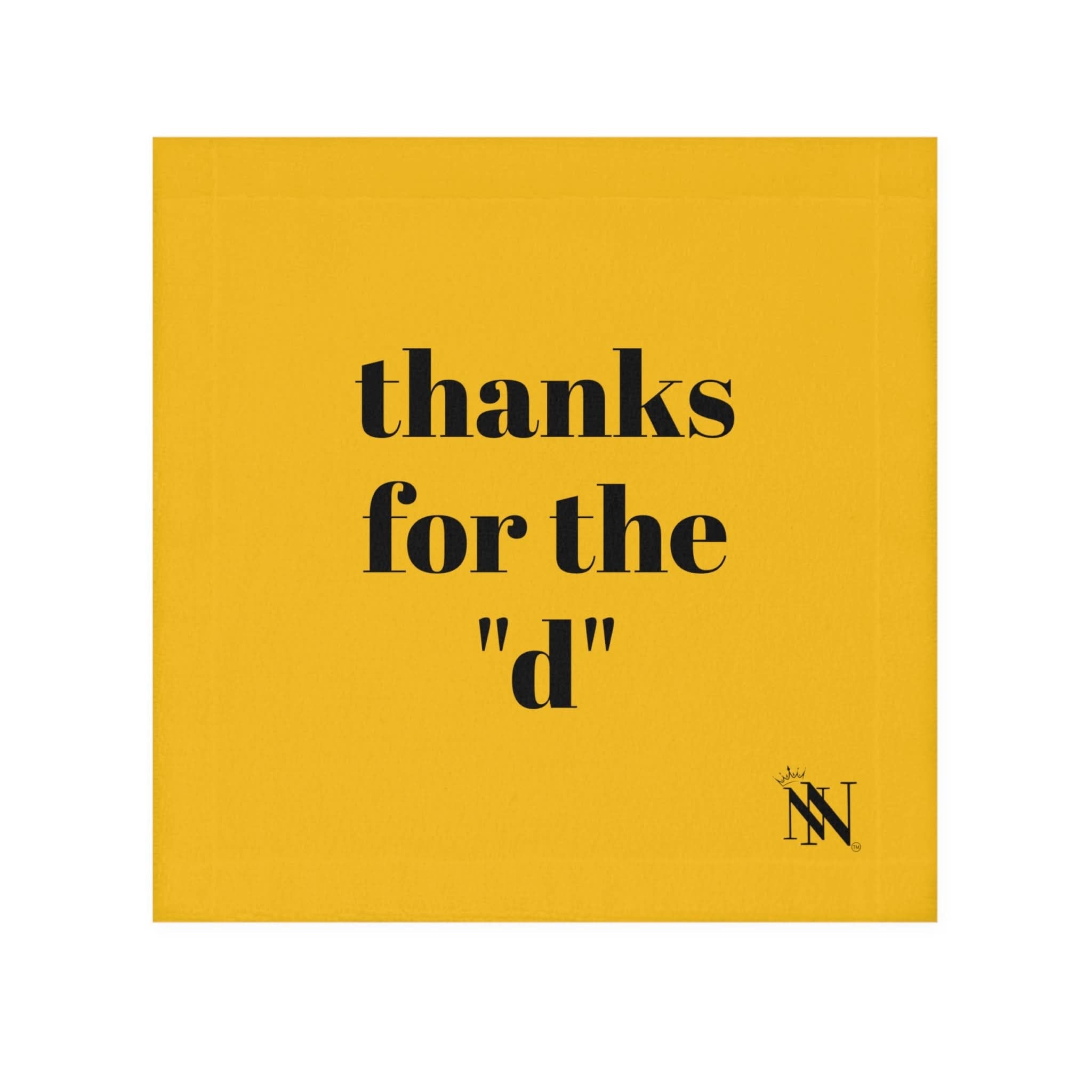 Thanks for the d Yellow | Mix & Match Lils’ Fun-Flirty Lovers’ Towels