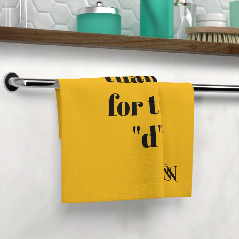 Thanks for the d Yellow | Mix & Match Lils’ Fun-Flirty Lovers’ Towels