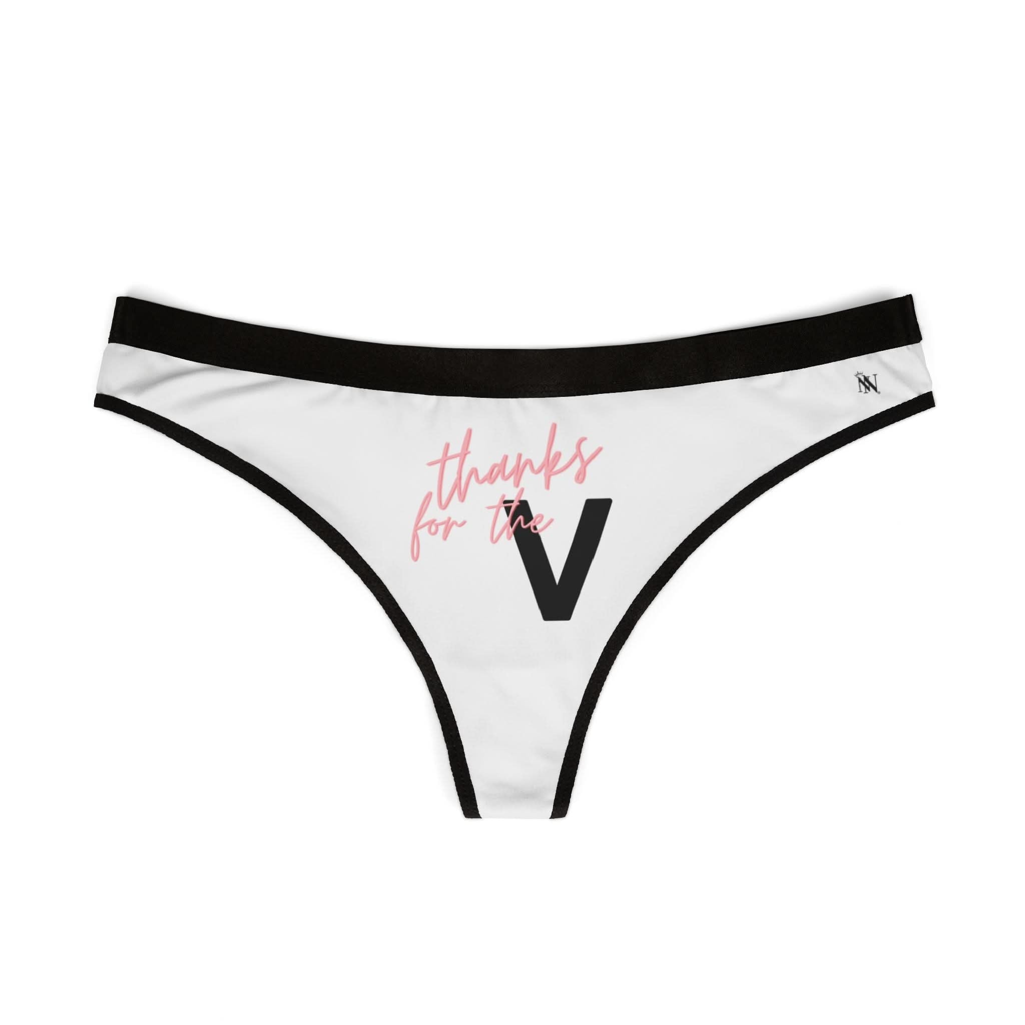 Thanks for the V | Mix & Match Women’s Fun-Flirty Lovers’ Thongs