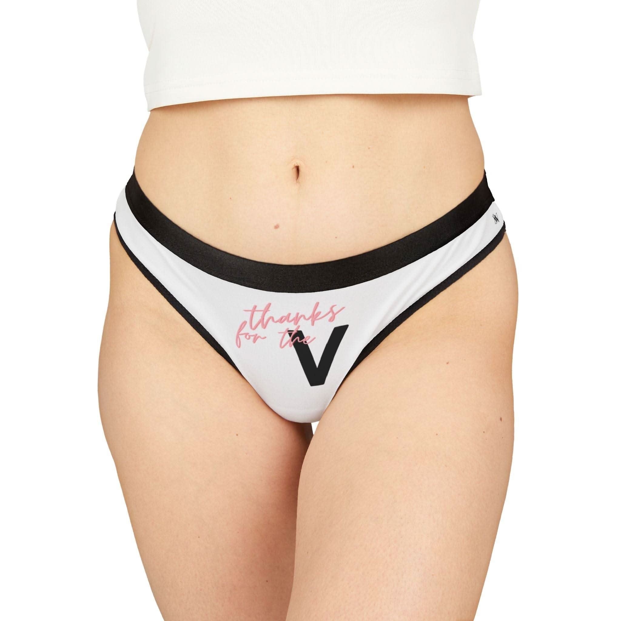 Thanks for the V | Mix & Match Women’s Fun-Flirty Lovers’ Thongs