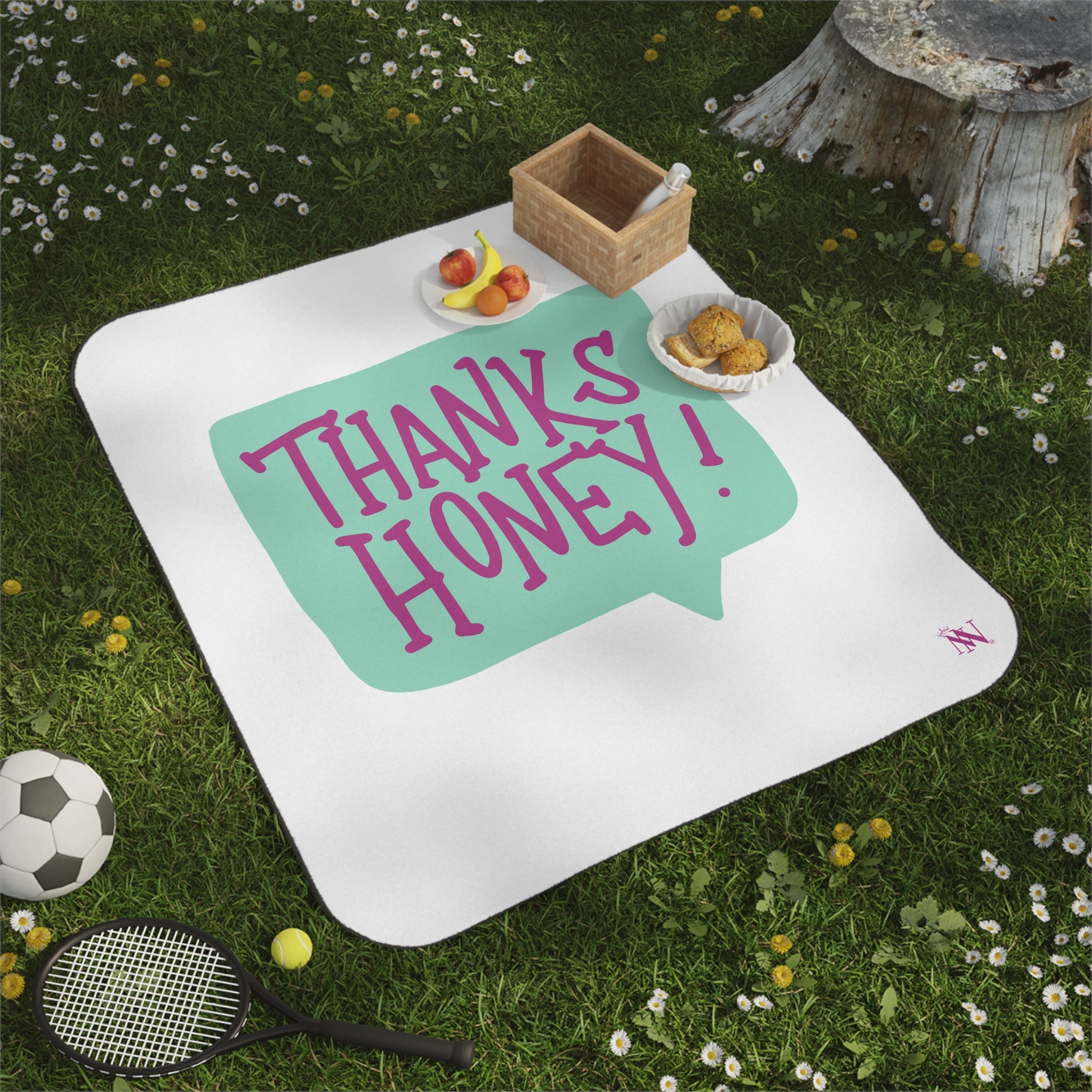 Thanks Honey! | Mix Match Fun-Flirty Lovers’ Water-Resistant Blankets