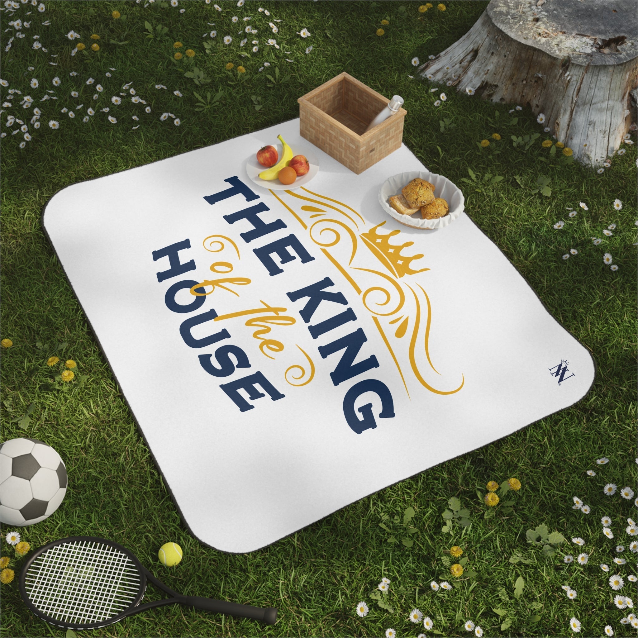 The King of the House | Mix Match Fun-Flirty Lovers’ Water-Resistant Blankets