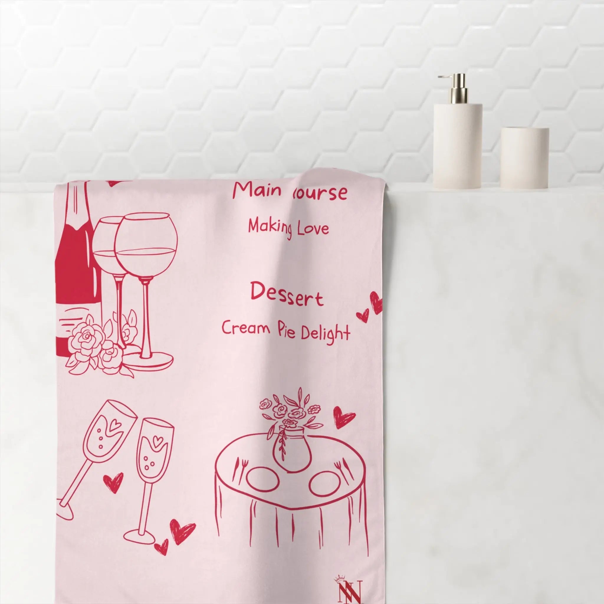 The Menu | Mix & Match XL Fun-Flirty Loversβ Towels