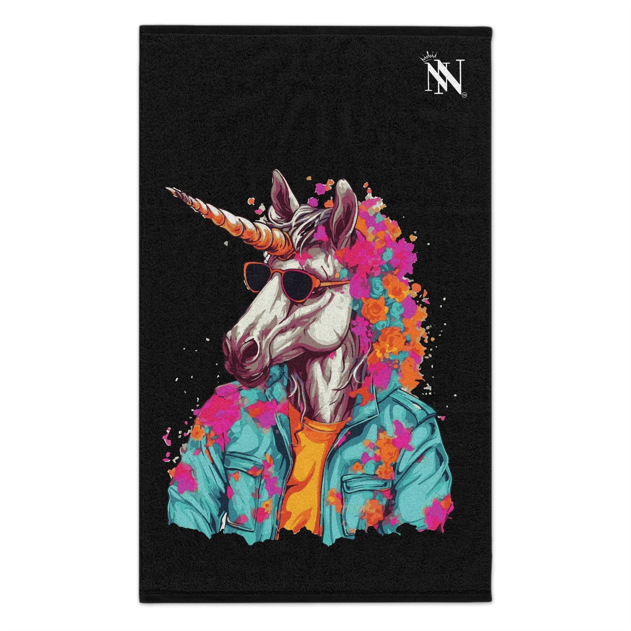 The Unicorn Black Mix & Match Soft Sex Towels | Flirty Lovers’ Gifts