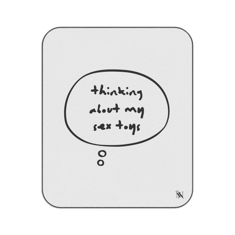 Thinking About My Sex Toys | Mix Match Fun-Flirty Lovers’ Water-Resistant Blankets