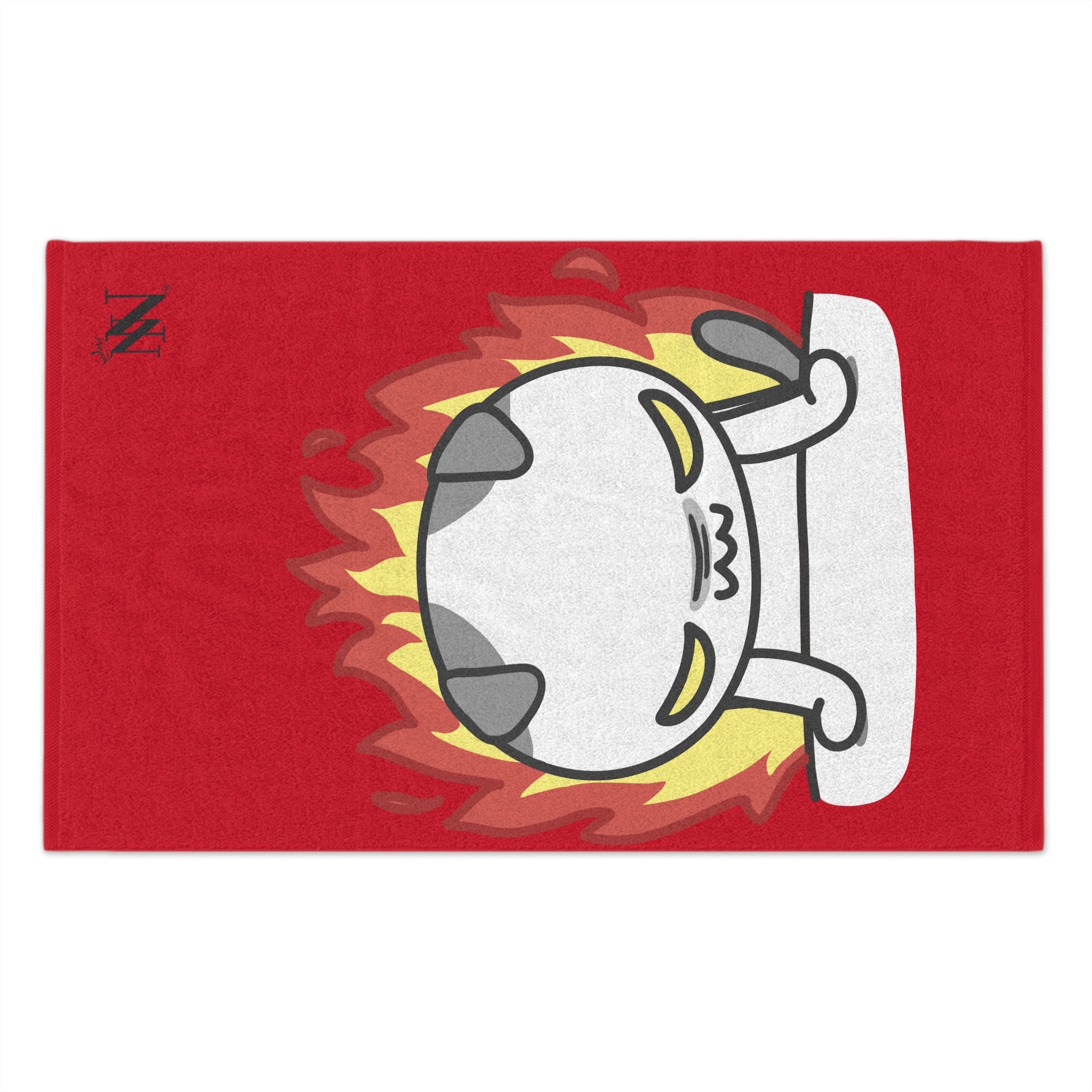 This Kitty Is On Fire Red | Mix & Match Soft Fun-Flirty Lovers’ Towels
