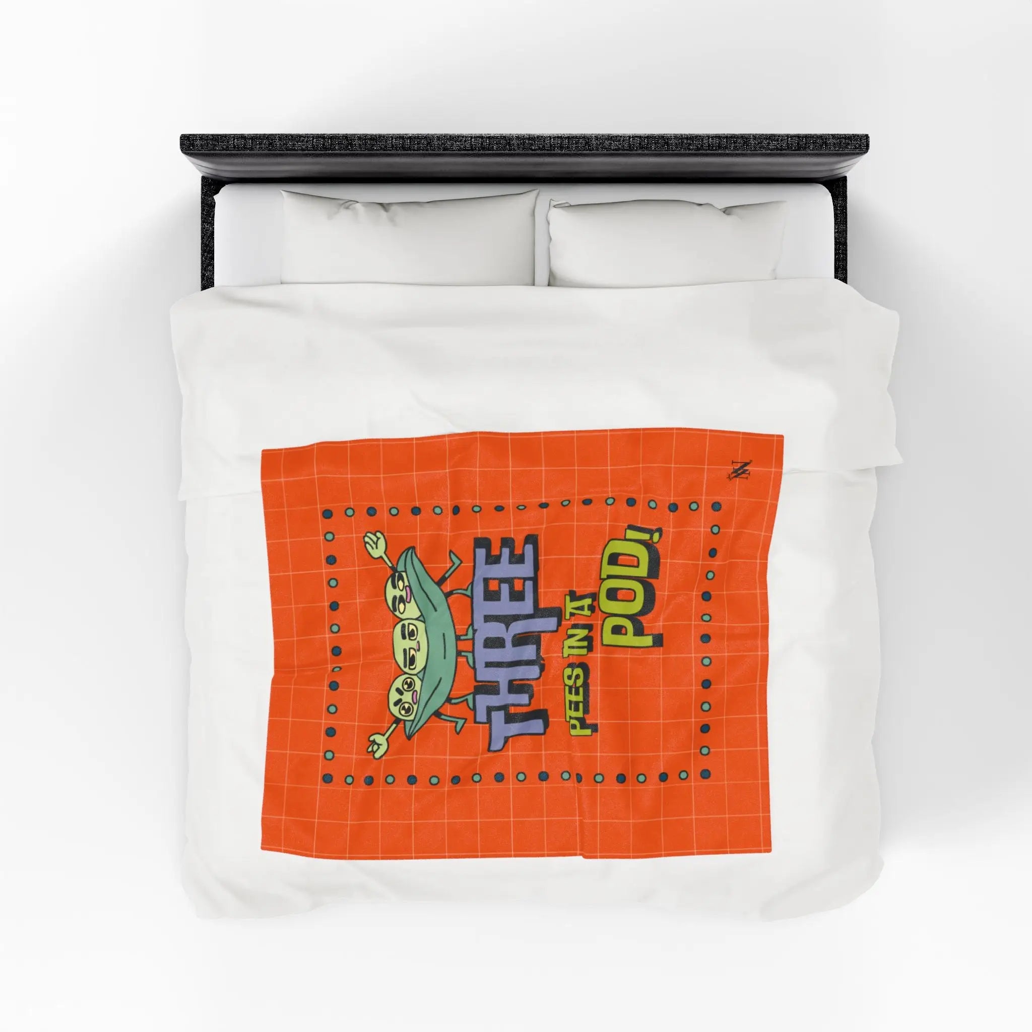 Three Pees in a Pod | Mix & Match Fun-Flirty Lovers’ Blankets