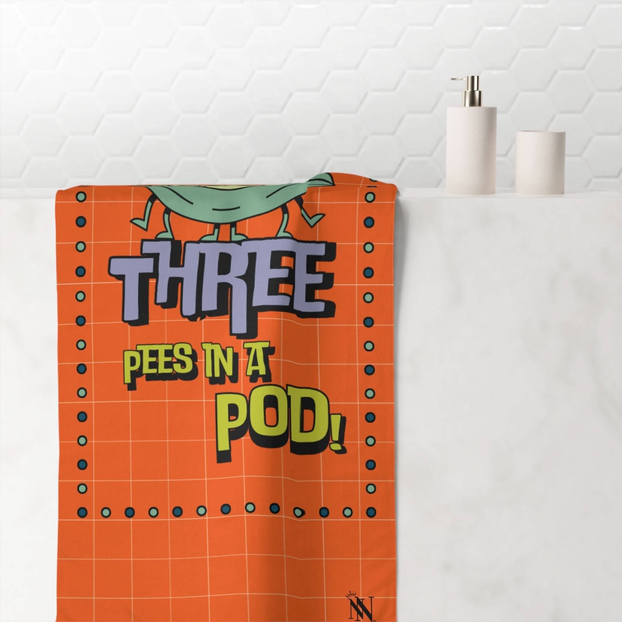 Three Pees in a Pod | Mix & Match Naughty XL Fun-Flirty Lovers’ Towels