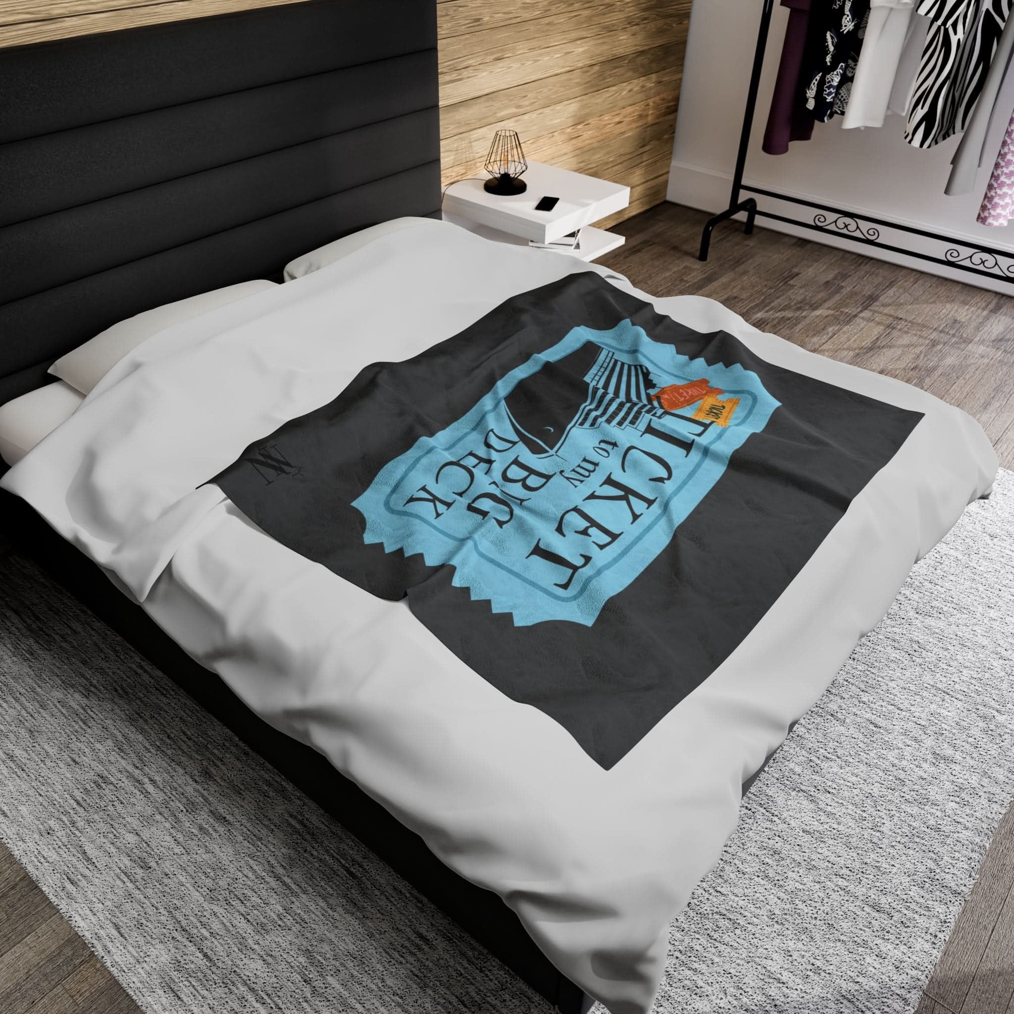 Ticket to Big Deck | Mix & Match Fun-Flirty Lovers’ Blankets