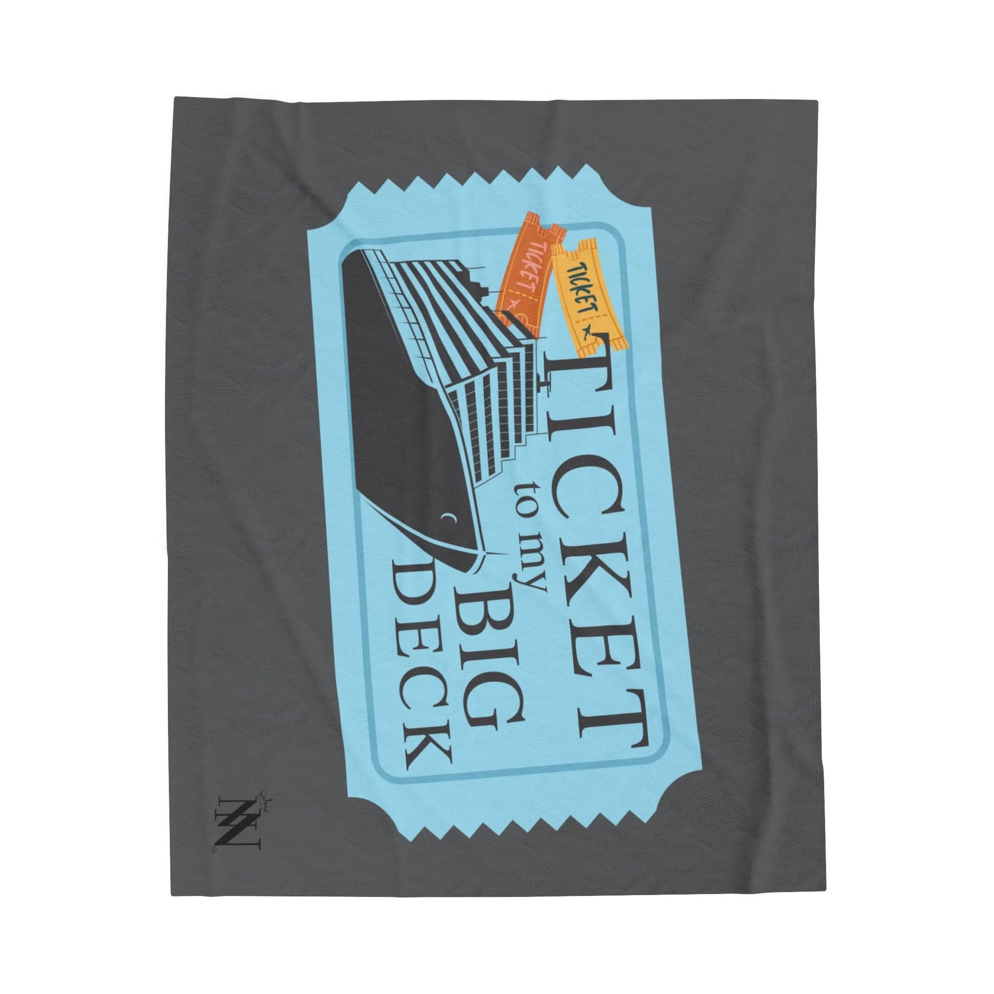 Ticket to Big Deck | Mix & Match Fun-Flirty Lovers’ Blankets