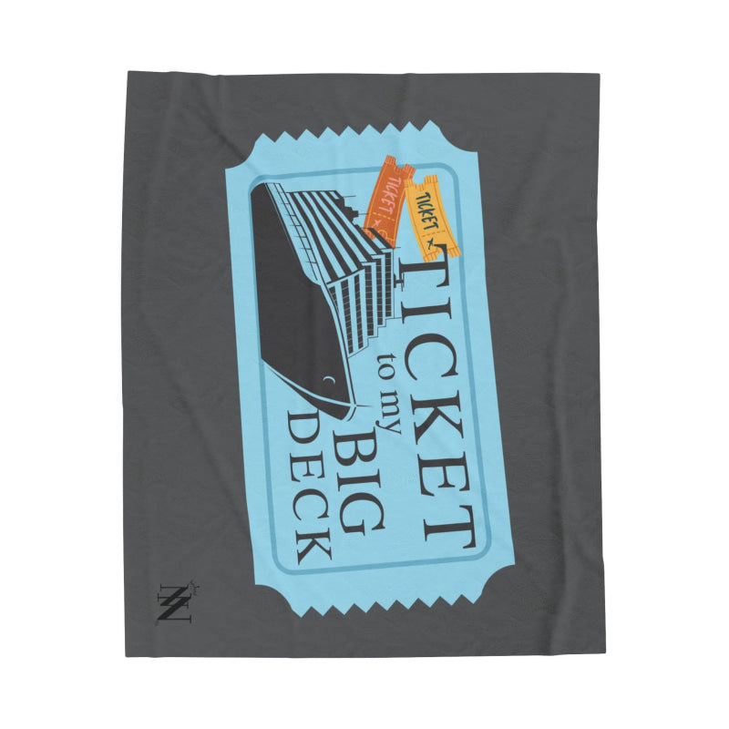 Ticket to Big Deck | Mix & Match Fun-Flirty Lovers’ Blankets