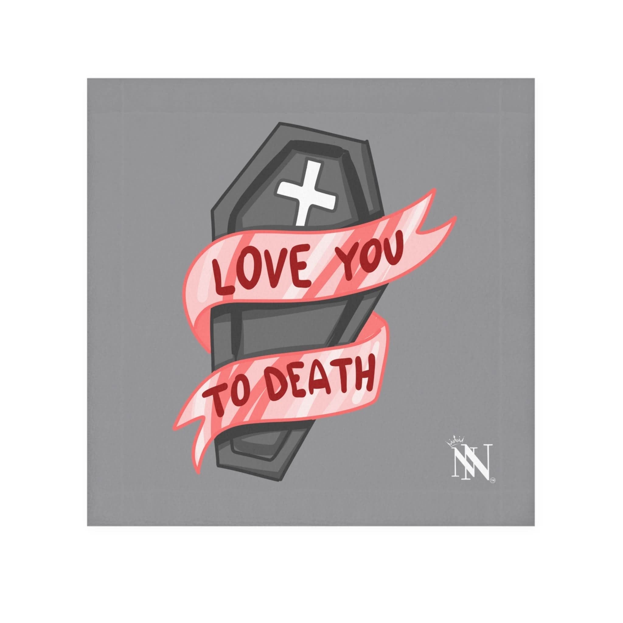 Til Death Do Us Part Grey | Mix & Match Lils’ Fun-Flirty Lovers’ Towels
