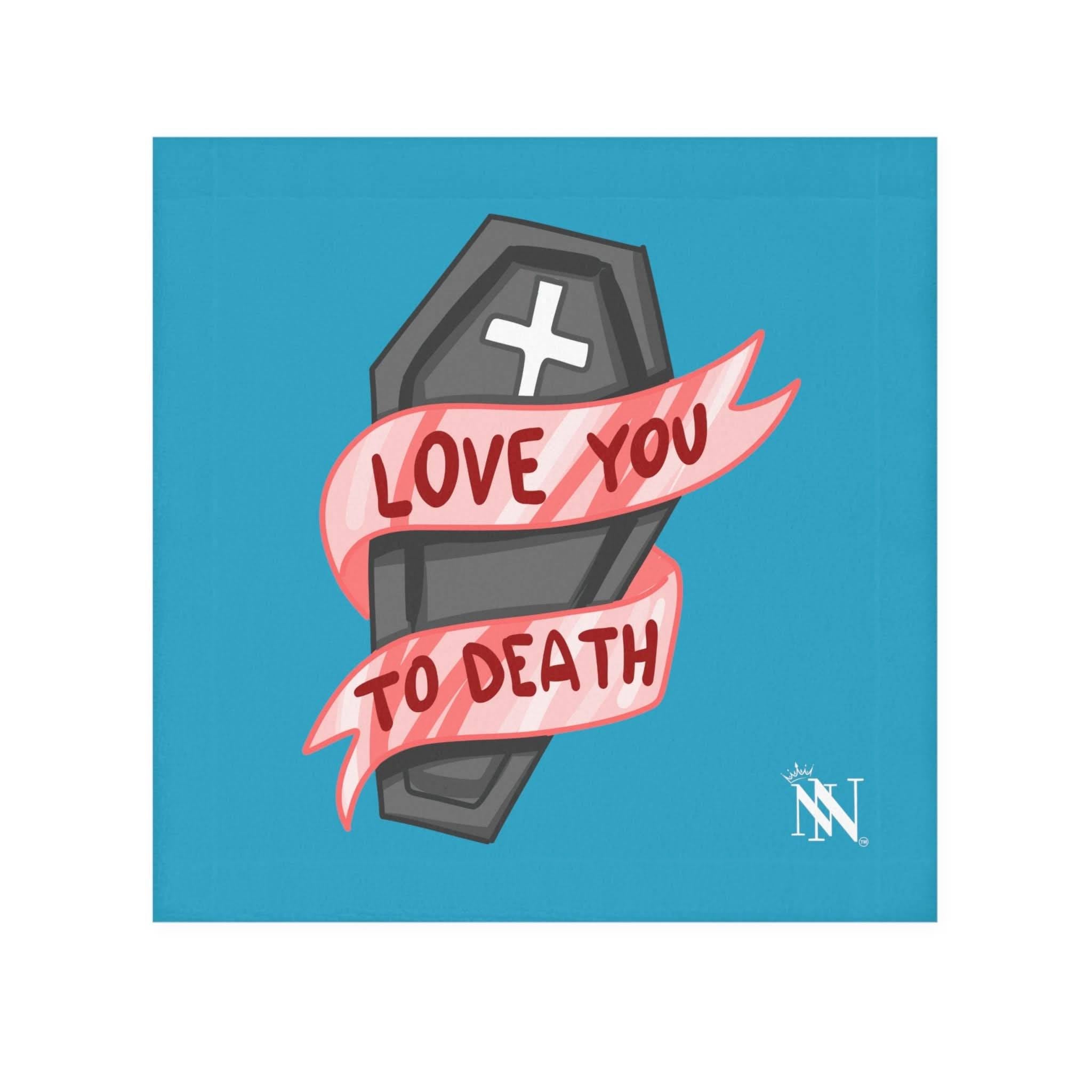 Til Death Do Us Part Teal | Mix & Match Lils’ Fun-Flirty Lovers’ Towels