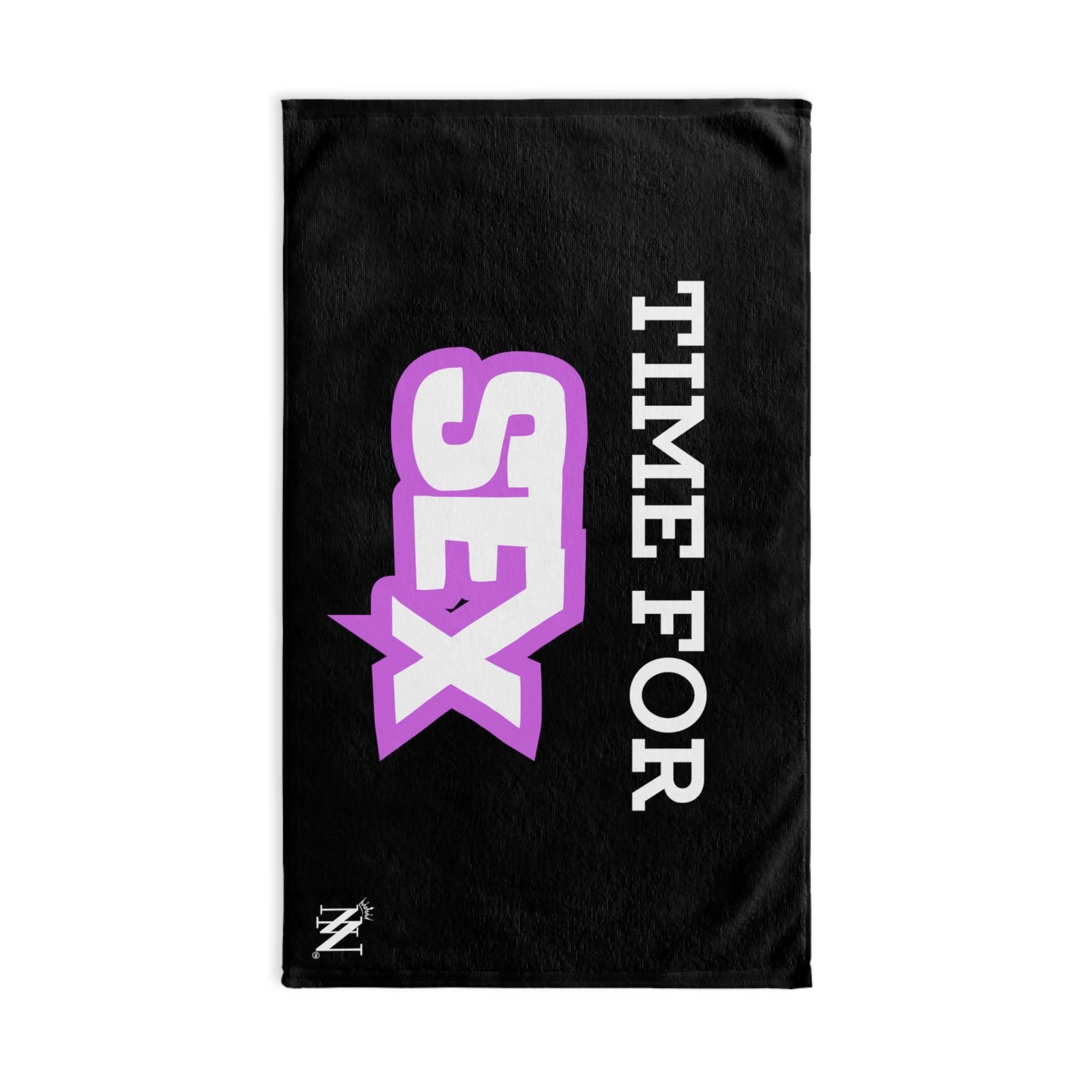 Time for Sex! Black | Mix & Match Original Fun-Flirty Lovers’ Towels