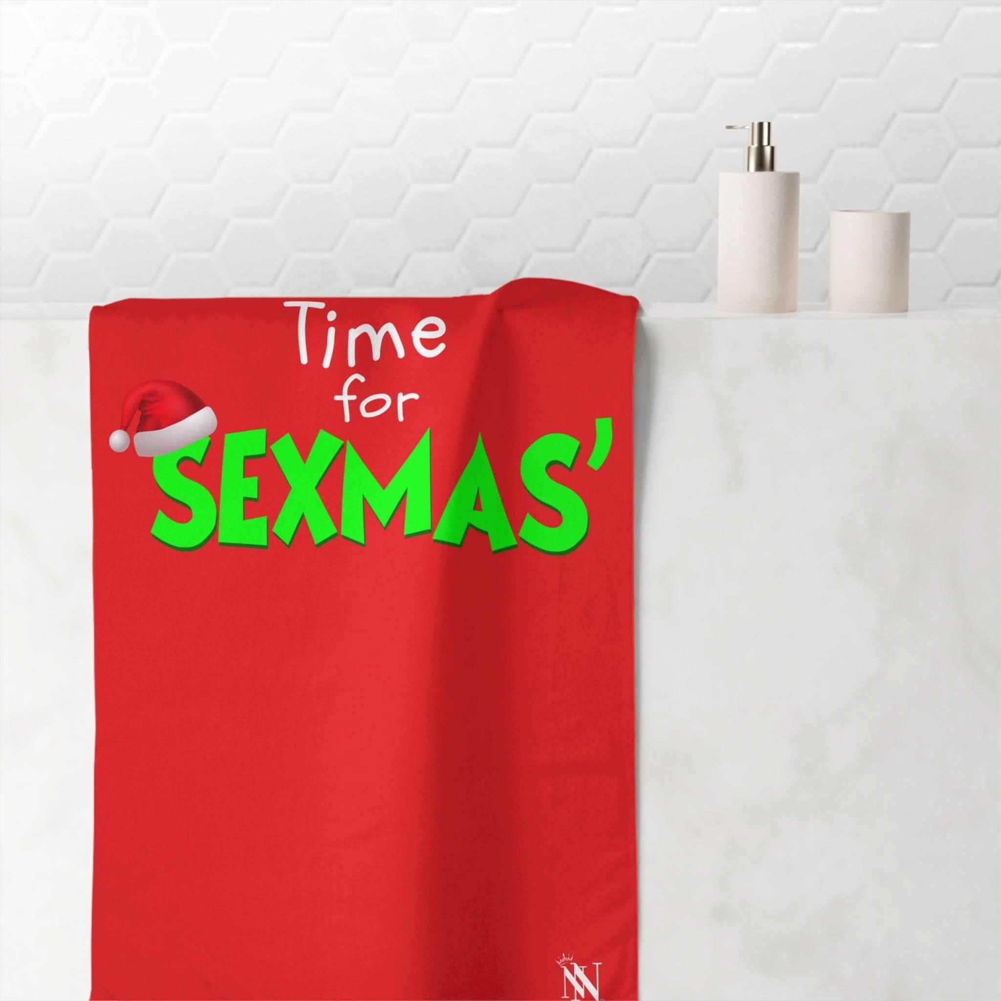 Time for Sexmas’ | Mix & Match Naughty XL Fun-Flirty Lovers’ Towels