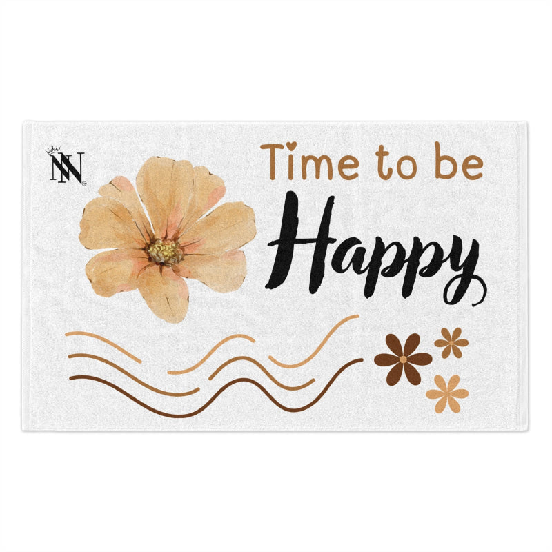 Time To Be Happy | Mix & Match Soft Fun-Flirty Lovers’ Towels