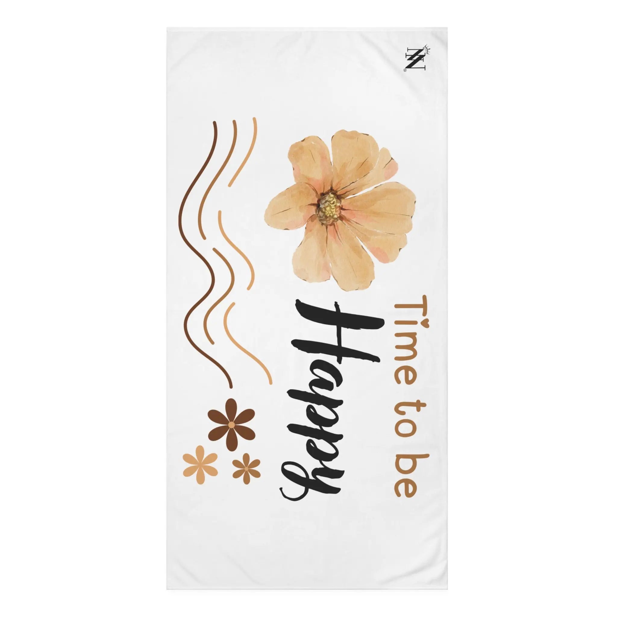 Time To Be Happy | Mix & Match XL Fun-Flirty Lovers’ Towels
