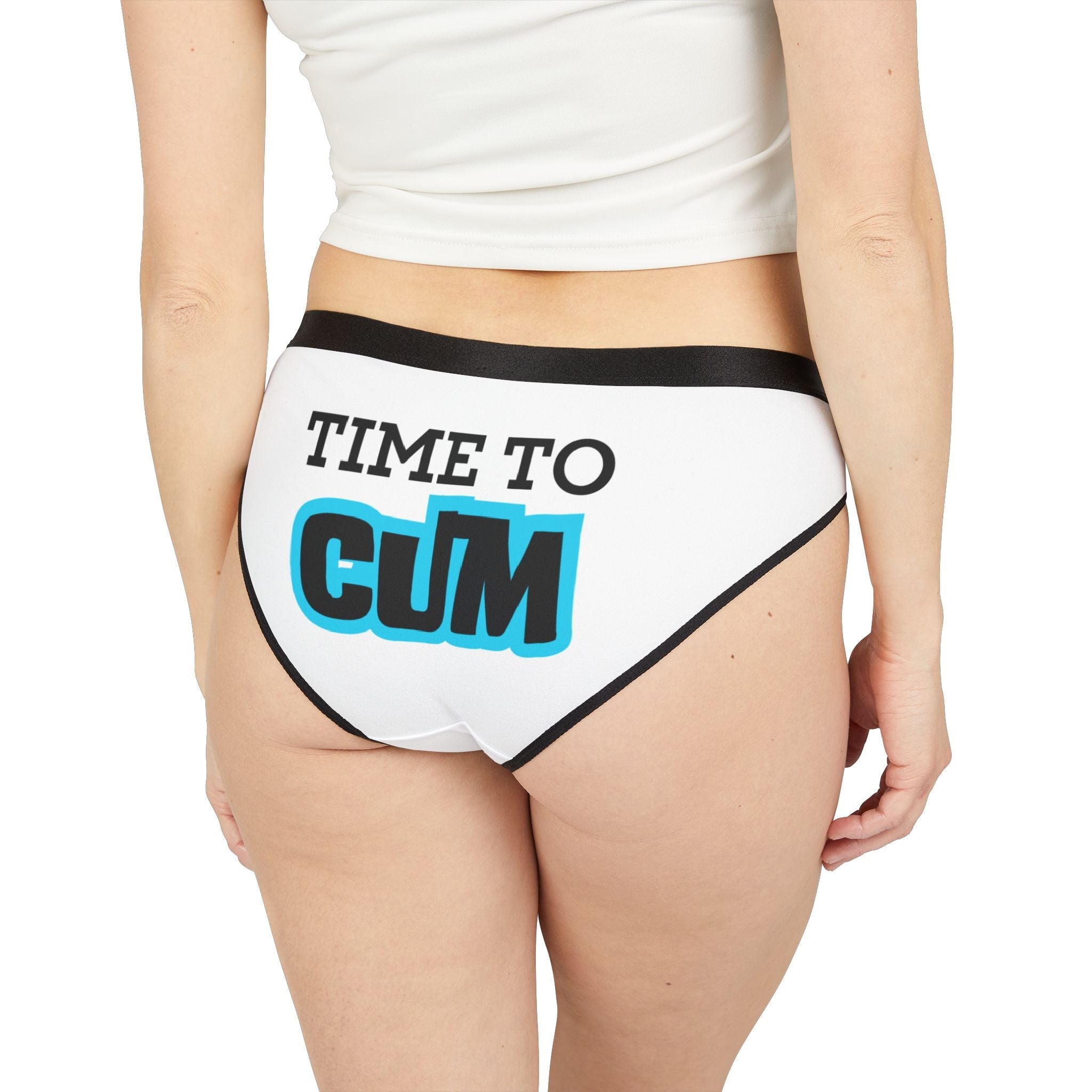 Time to Cum Women’s Briefs | Mix & Match Women’s Fun-Flirty Lovers’ Panties
