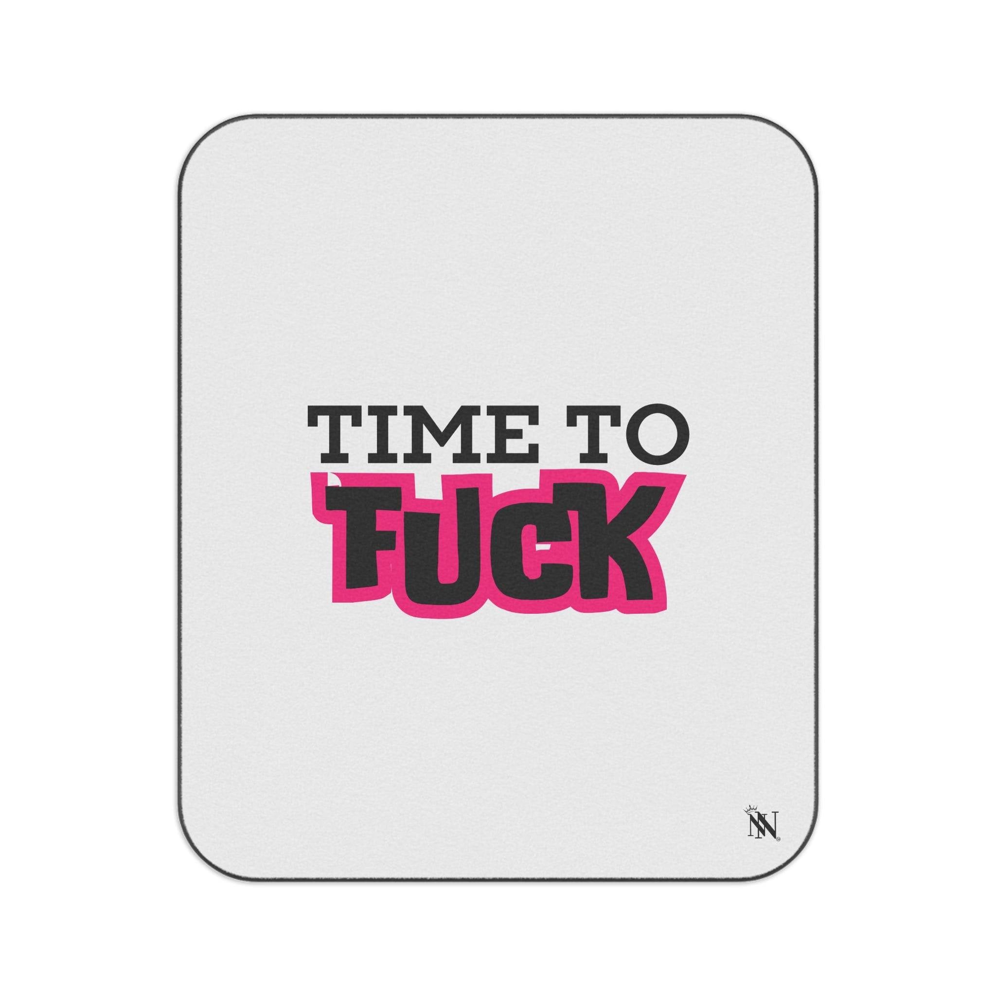 Time to Fuck | Mix Match Fun-Flirty Lovers’ Water-Resistant Blankets